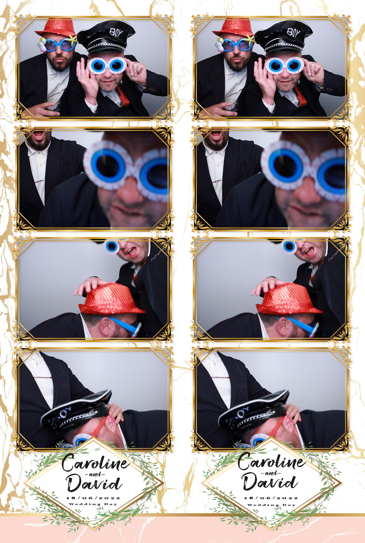 Caz & Dave's Wedding Reception  | View more photos from the event at gallery.myphotoboothexperience.co.uk/u/MyPhotoBoothExperienceLtd/Caz-Daves-Wedding-Reception