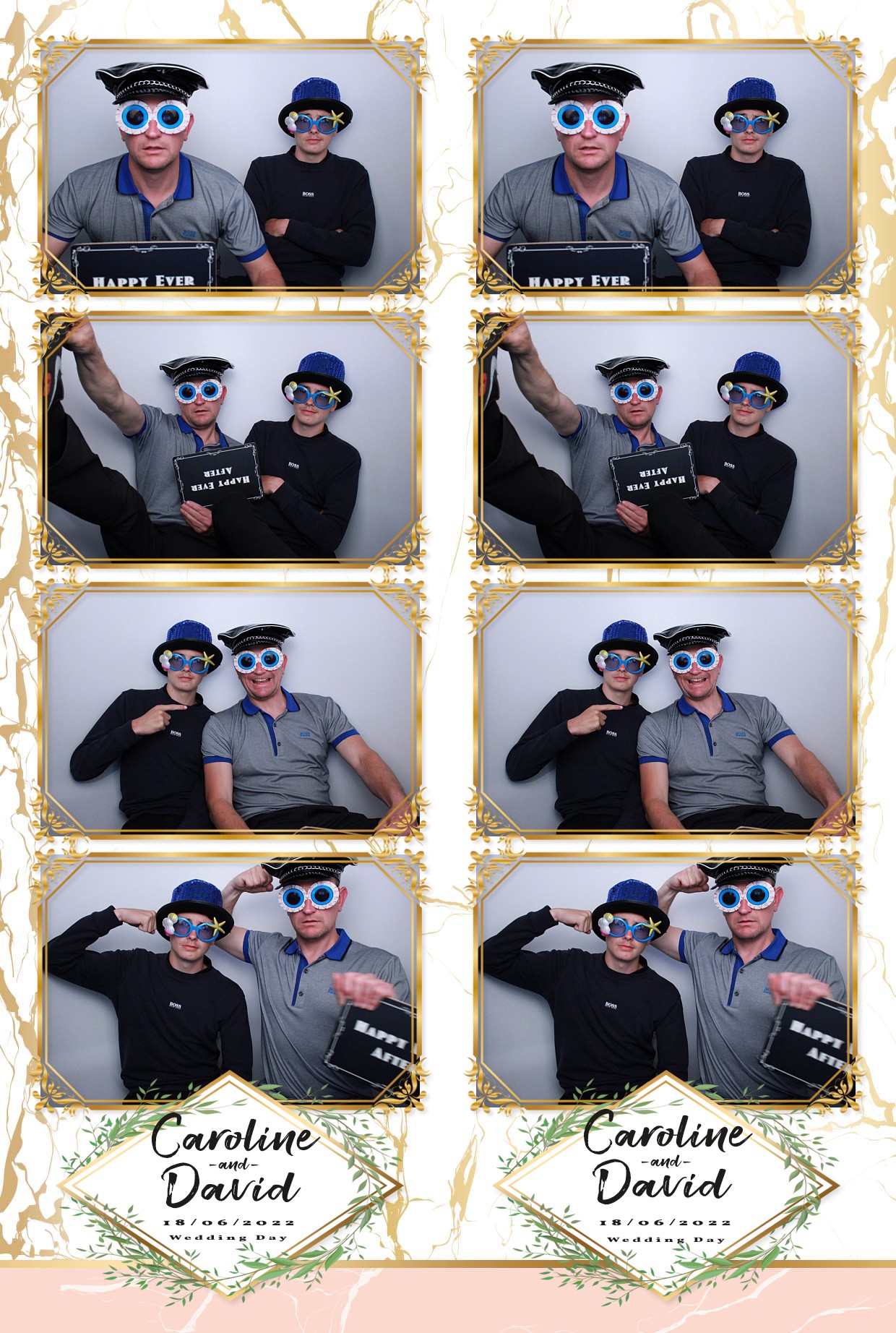 Caz & Dave's Wedding Reception  | View more photos from the event at gallery.myphotoboothexperience.co.uk/u/MyPhotoBoothExperienceLtd/Caz-Daves-Wedding-Reception