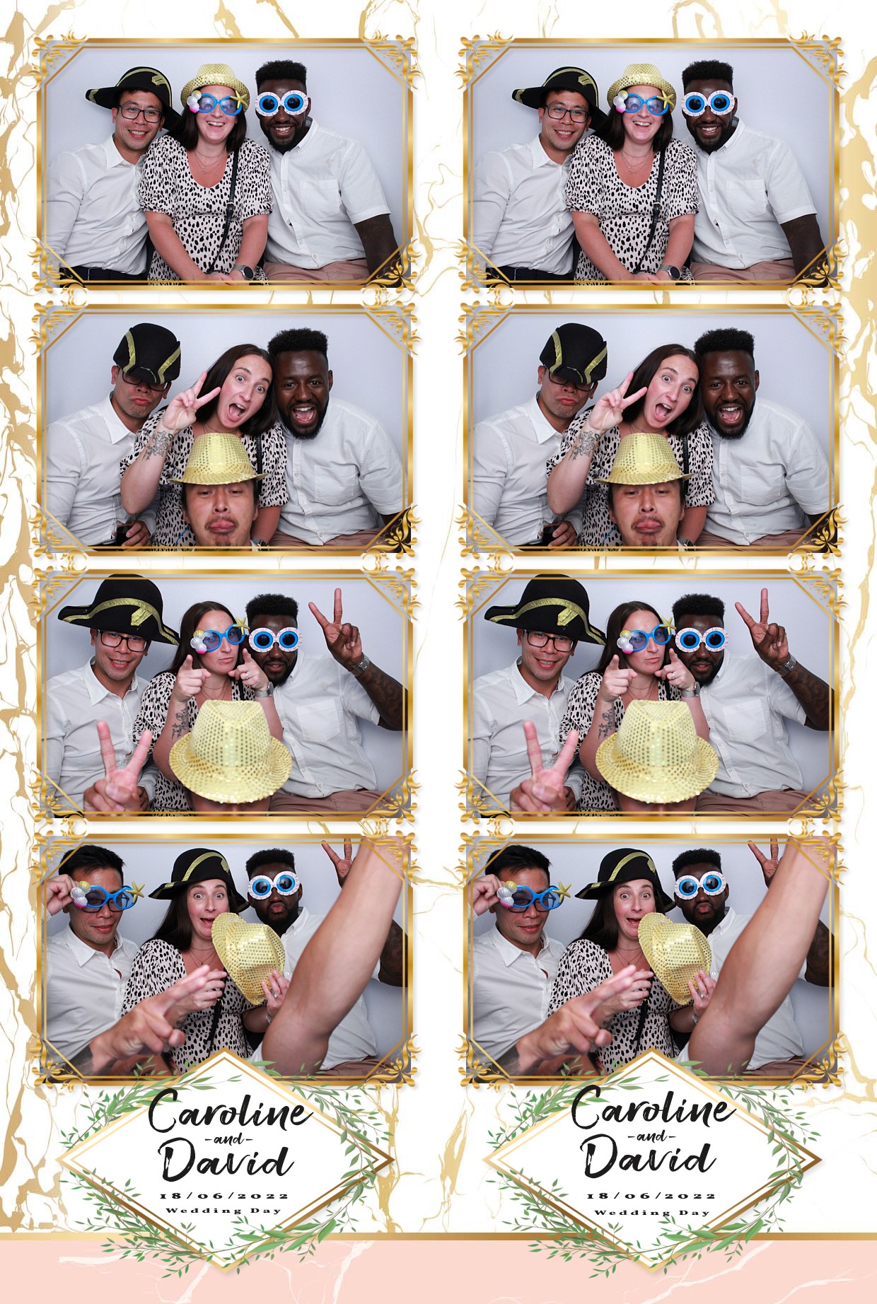 Caz & Dave's Wedding Reception  | View more photos from the event at gallery.myphotoboothexperience.co.uk/u/MyPhotoBoothExperienceLtd/Caz-Daves-Wedding-Reception