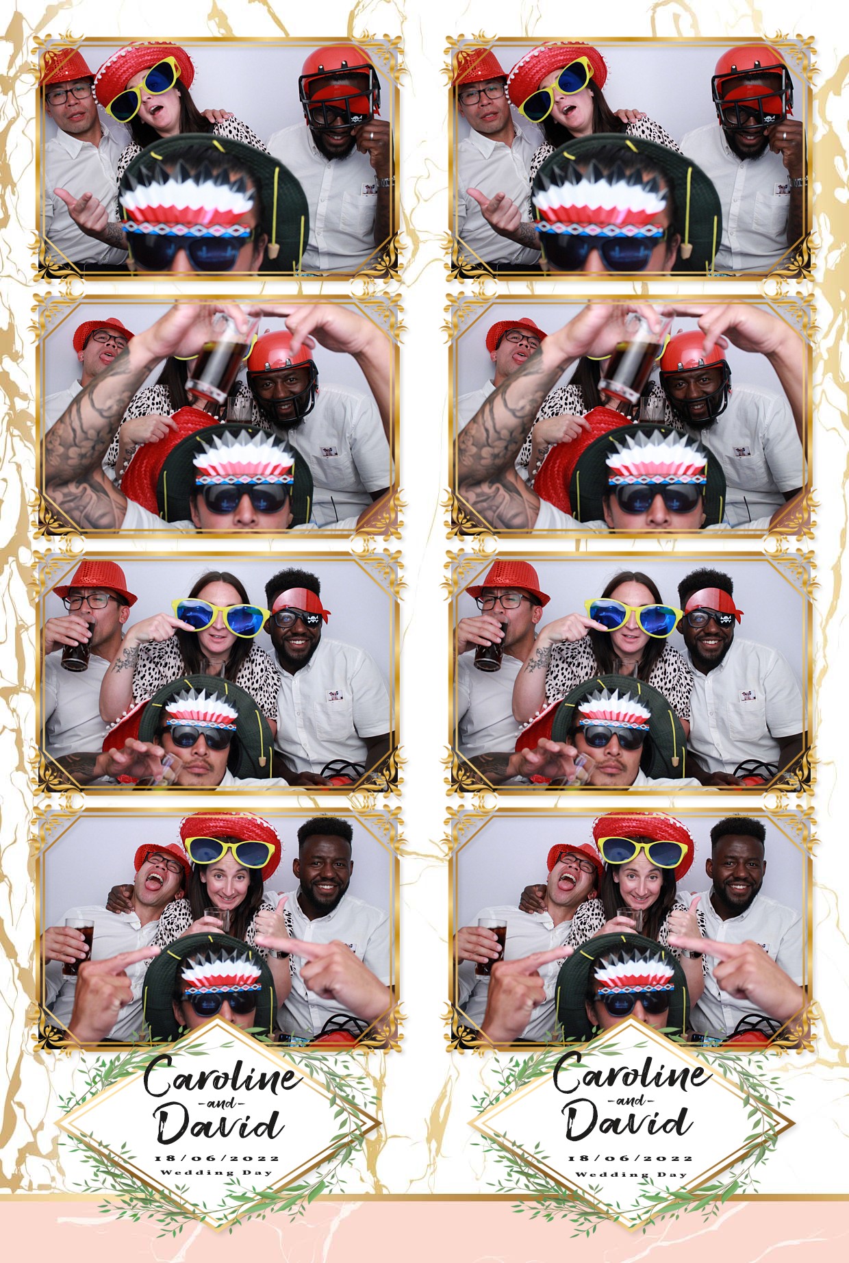 Caz & Dave's Wedding Reception  | View more photos from the event at gallery.myphotoboothexperience.co.uk/u/MyPhotoBoothExperienceLtd/Caz-Daves-Wedding-Reception