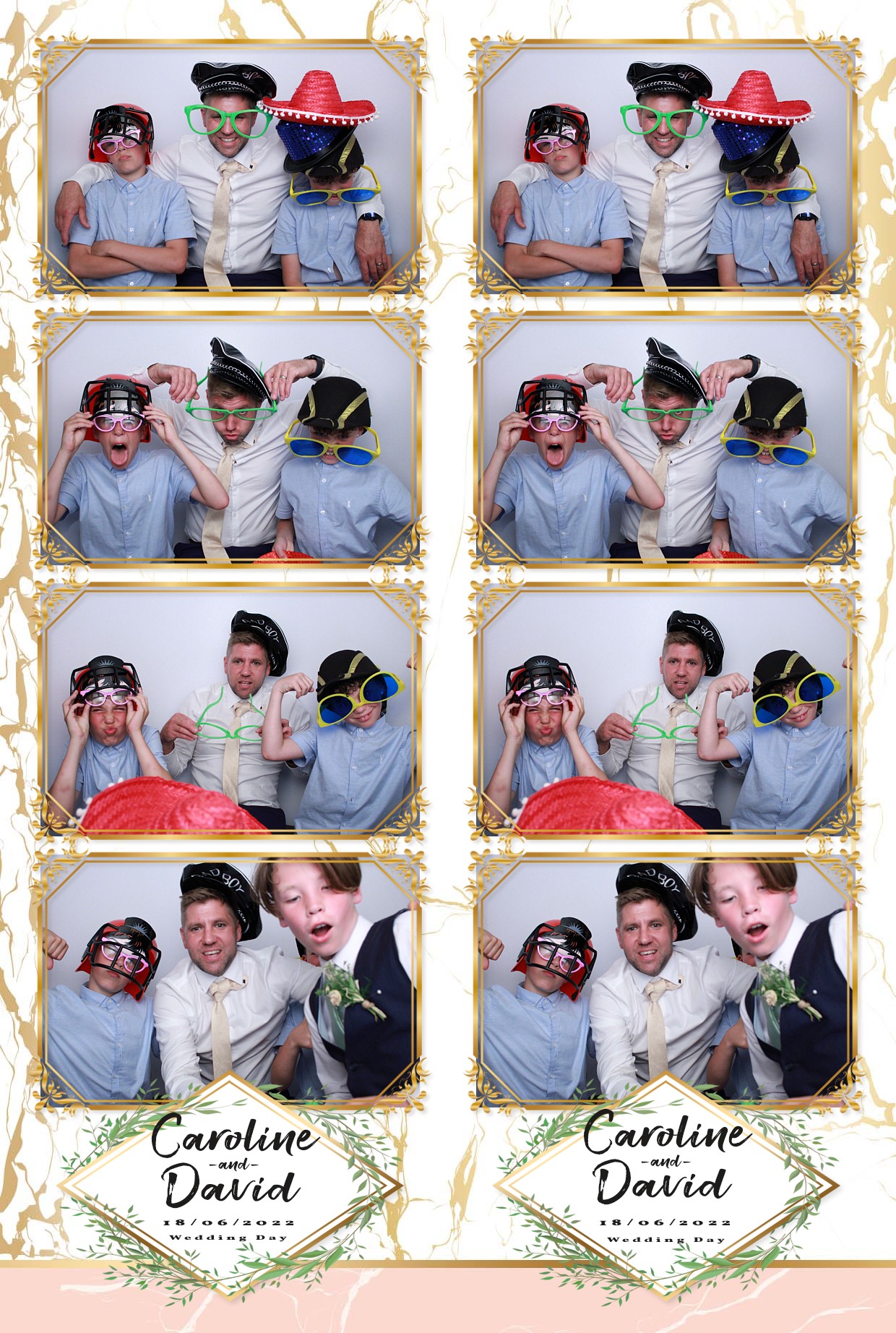 Caz & Dave's Wedding Reception  | View more photos from the event at gallery.myphotoboothexperience.co.uk/u/MyPhotoBoothExperienceLtd/Caz-Daves-Wedding-Reception