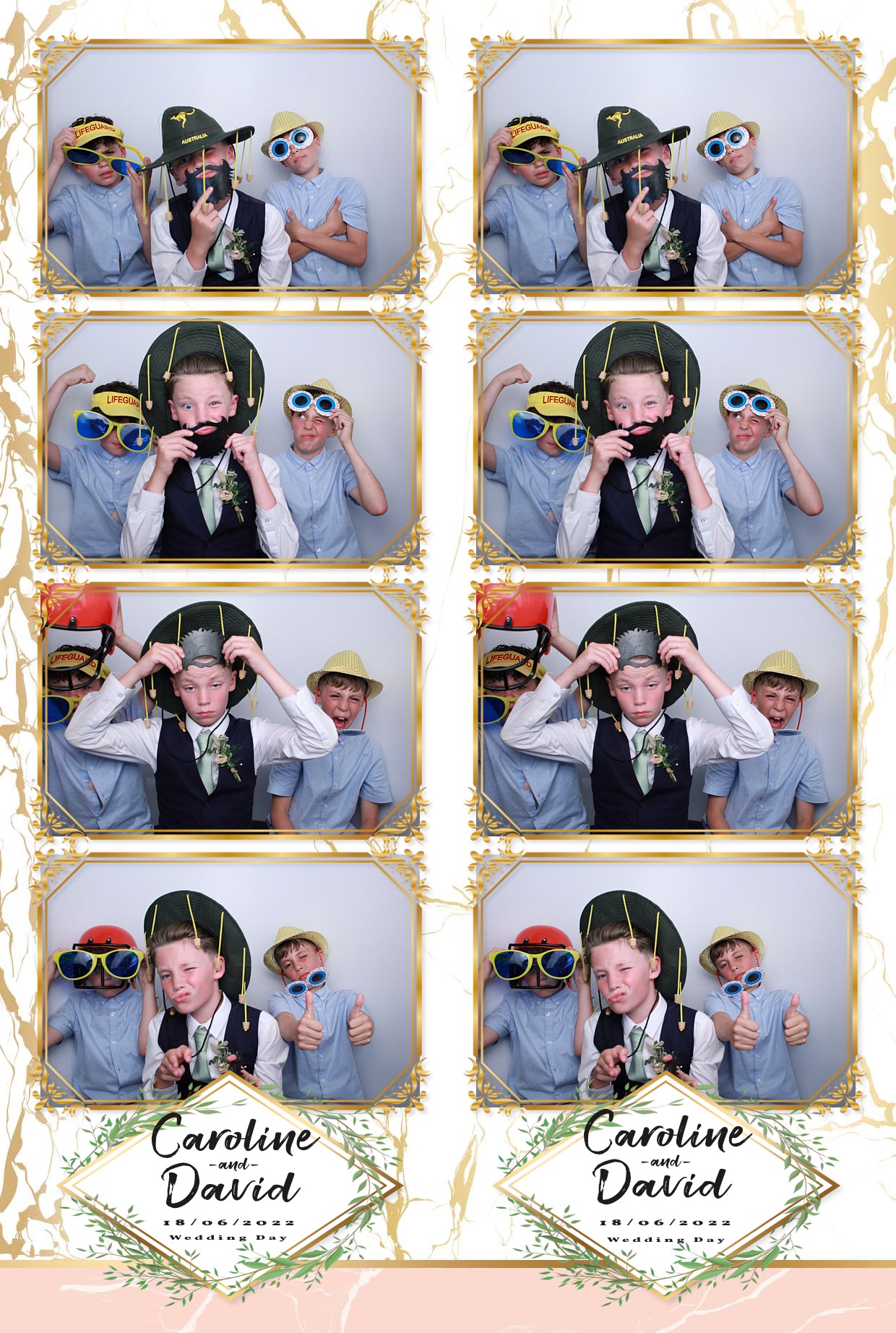 Caz & Dave's Wedding Reception  | View more photos from the event at gallery.myphotoboothexperience.co.uk/u/MyPhotoBoothExperienceLtd/Caz-Daves-Wedding-Reception