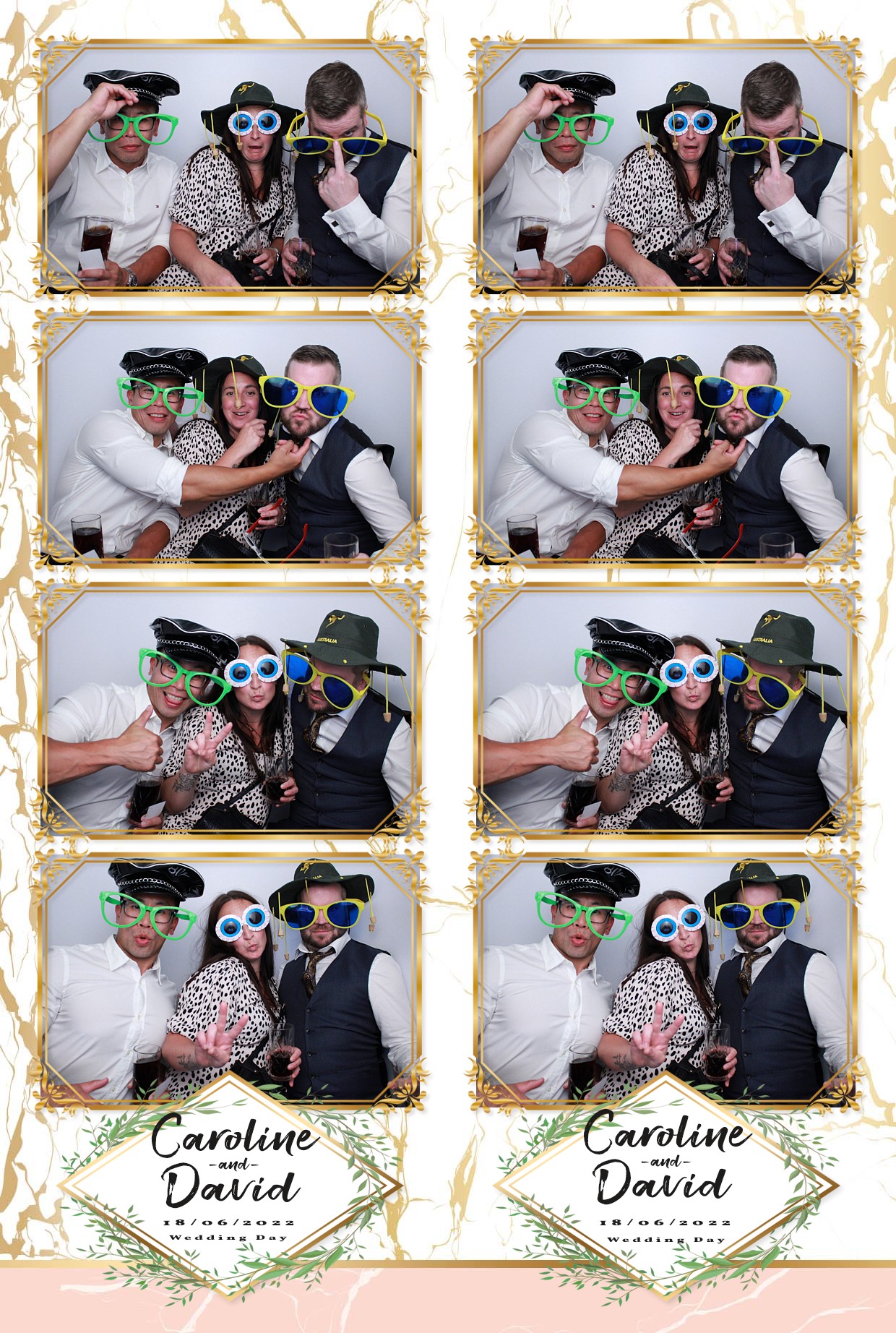 Caz & Dave's Wedding Reception  | View more photos from the event at gallery.myphotoboothexperience.co.uk/u/MyPhotoBoothExperienceLtd/Caz-Daves-Wedding-Reception
