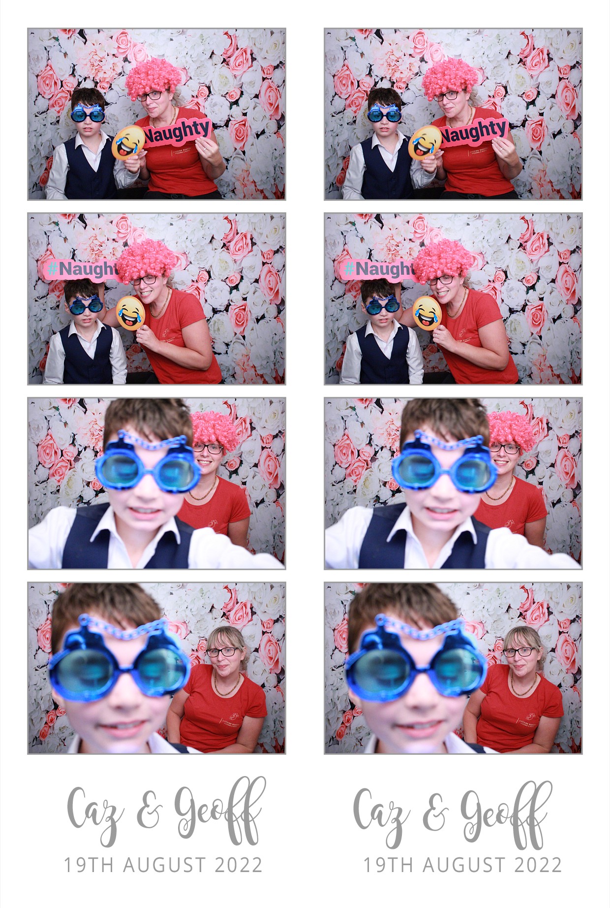 Caz & Geoff's Wedding  | View more photos from the event at gallery.myphotoboothexperience.co.uk/u/MyPhotoBoothExperienceLtd/Caz-Geoffs-Wedding