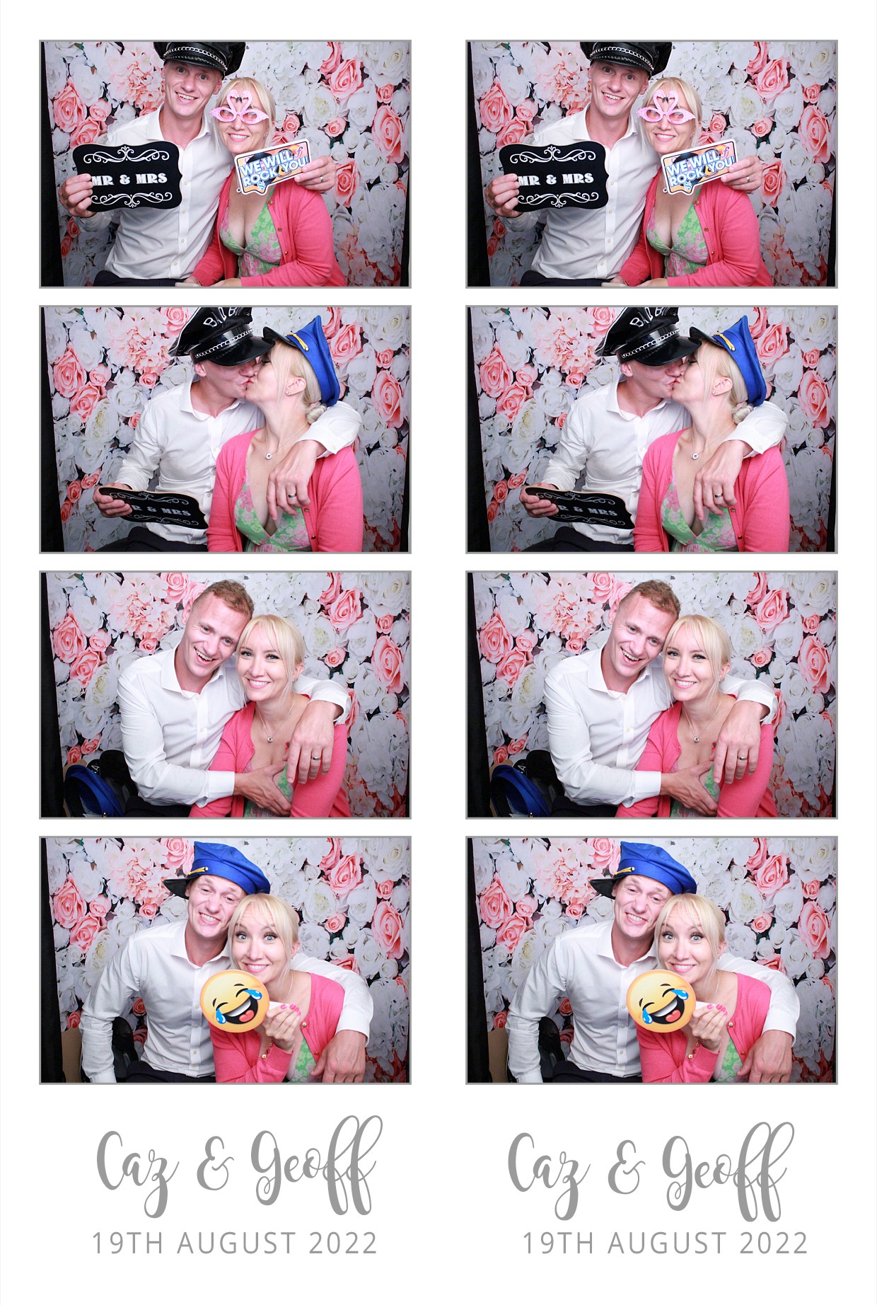 Caz & Geoff's Wedding  | View more photos from the event at gallery.myphotoboothexperience.co.uk/u/MyPhotoBoothExperienceLtd/Caz-Geoffs-Wedding