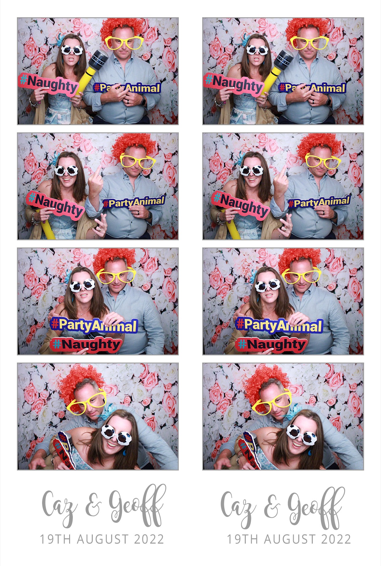 Caz & Geoff's Wedding  | View more photos from the event at gallery.myphotoboothexperience.co.uk/u/MyPhotoBoothExperienceLtd/Caz-Geoffs-Wedding