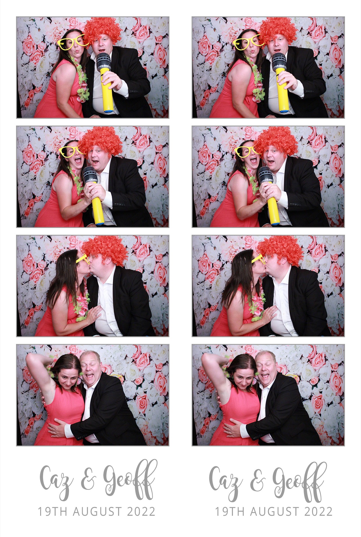 Caz & Geoff's Wedding  | View more photos from the event at gallery.myphotoboothexperience.co.uk/u/MyPhotoBoothExperienceLtd/Caz-Geoffs-Wedding