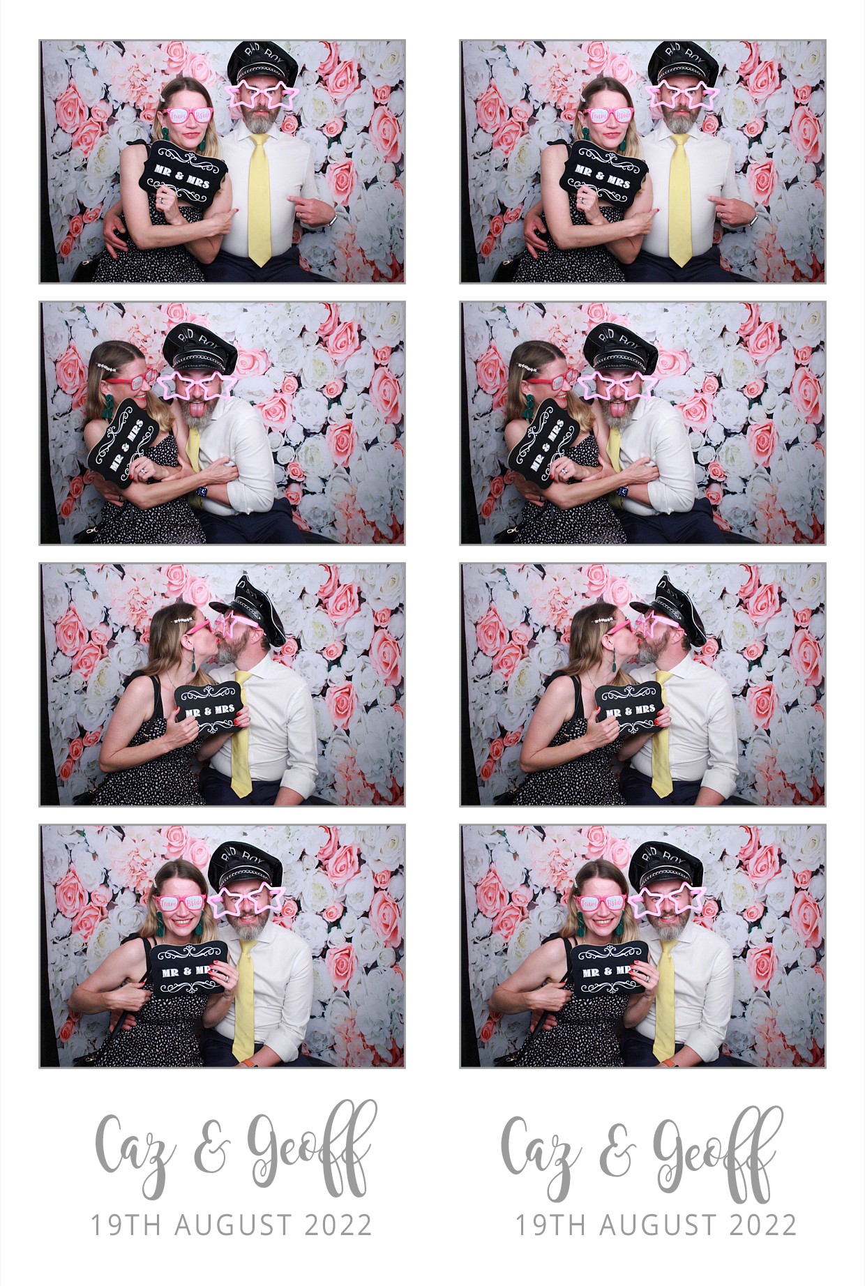 Caz & Geoff's Wedding  | View more photos from the event at gallery.myphotoboothexperience.co.uk/u/MyPhotoBoothExperienceLtd/Caz-Geoffs-Wedding