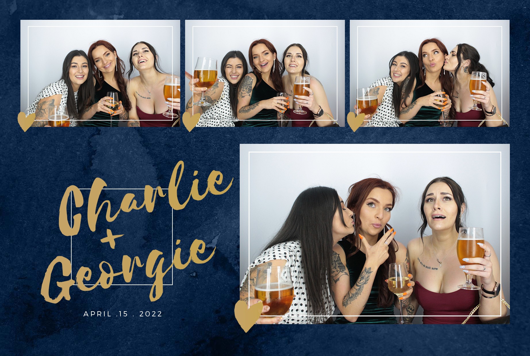 Charlie & Georgie's Wedding  | View more photos from the event at gallery.myphotoboothexperience.co.uk/u/MyPhotoBoothExperienceLtd/Charlie-Georgies-Wedding
