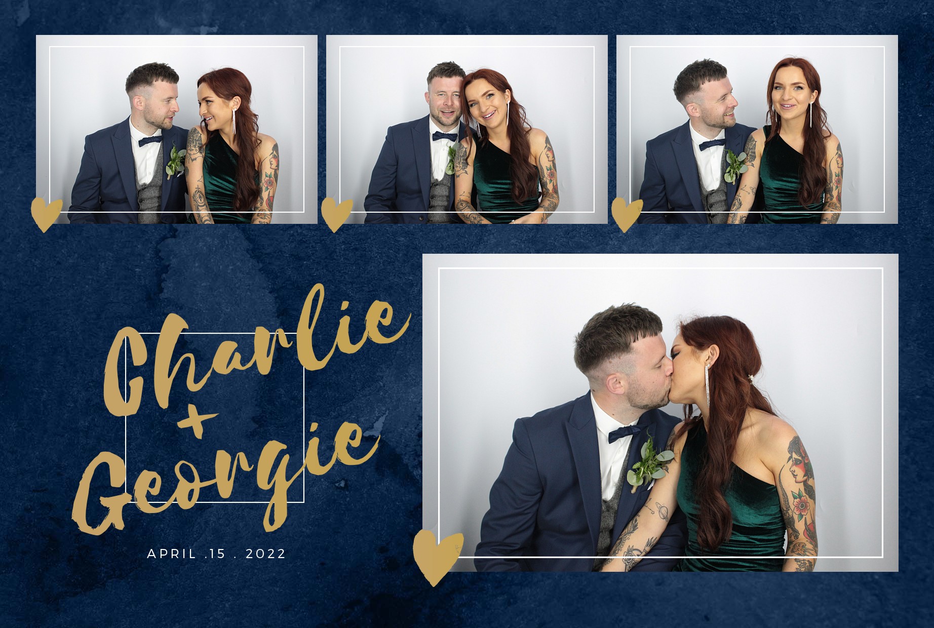 Charlie & Georgie's Wedding  | View more photos from the event at gallery.myphotoboothexperience.co.uk/u/MyPhotoBoothExperienceLtd/Charlie-Georgies-Wedding