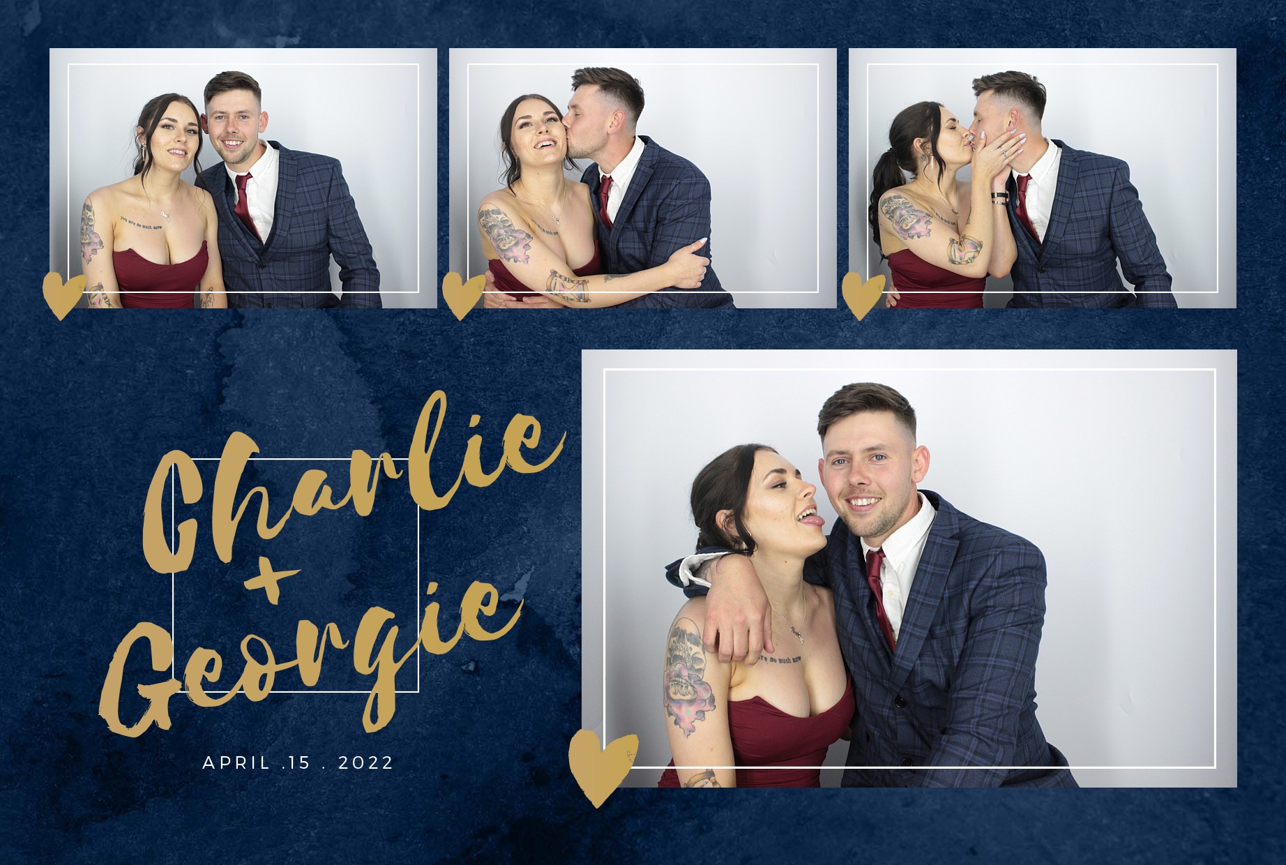 Charlie & Georgie's Wedding  | View more photos from the event at gallery.myphotoboothexperience.co.uk/u/MyPhotoBoothExperienceLtd/Charlie-Georgies-Wedding