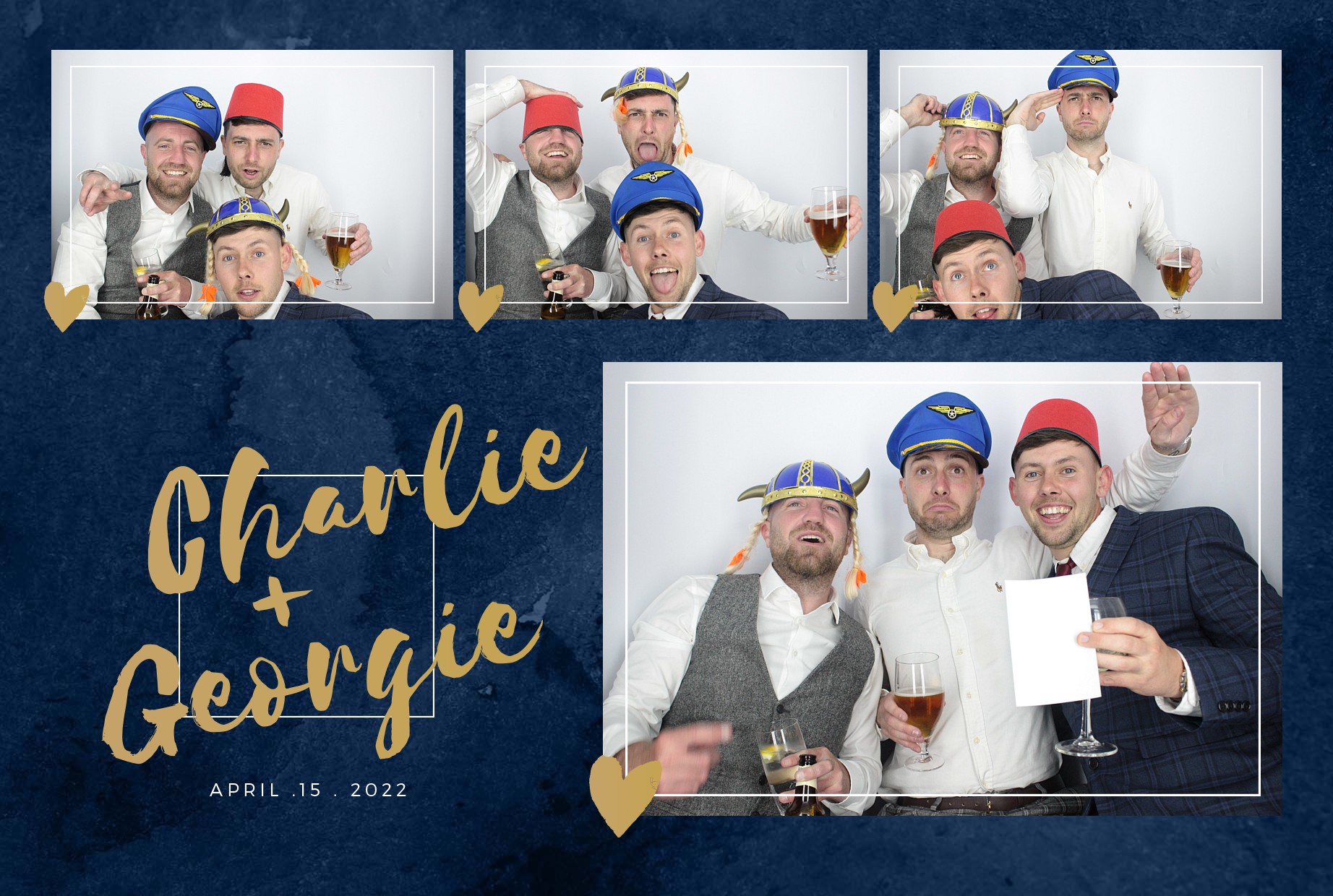 Charlie & Georgie's Wedding  | View more photos from the event at gallery.myphotoboothexperience.co.uk/u/MyPhotoBoothExperienceLtd/Charlie-Georgies-Wedding