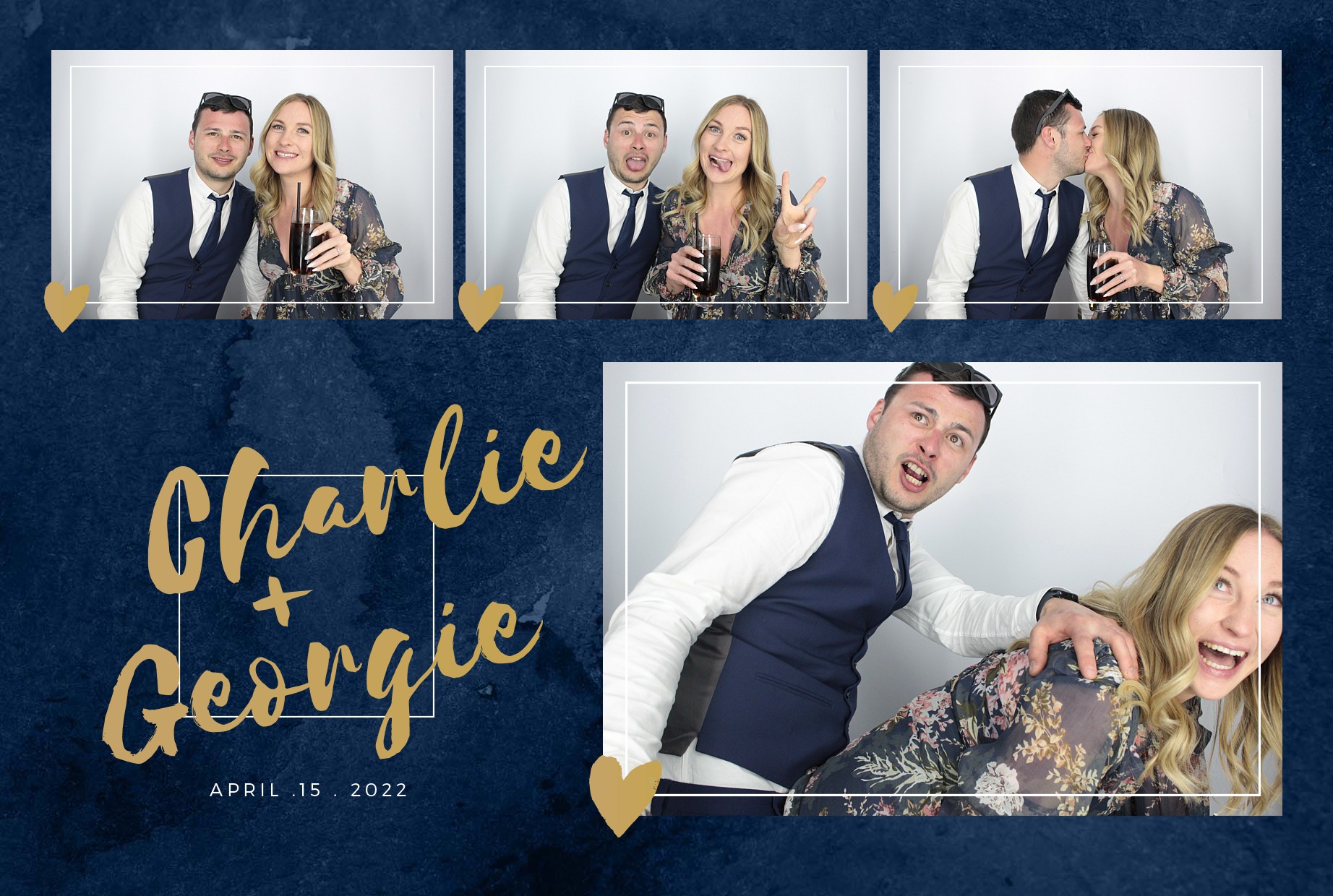 Charlie & Georgie's Wedding  | View more photos from the event at gallery.myphotoboothexperience.co.uk/u/MyPhotoBoothExperienceLtd/Charlie-Georgies-Wedding