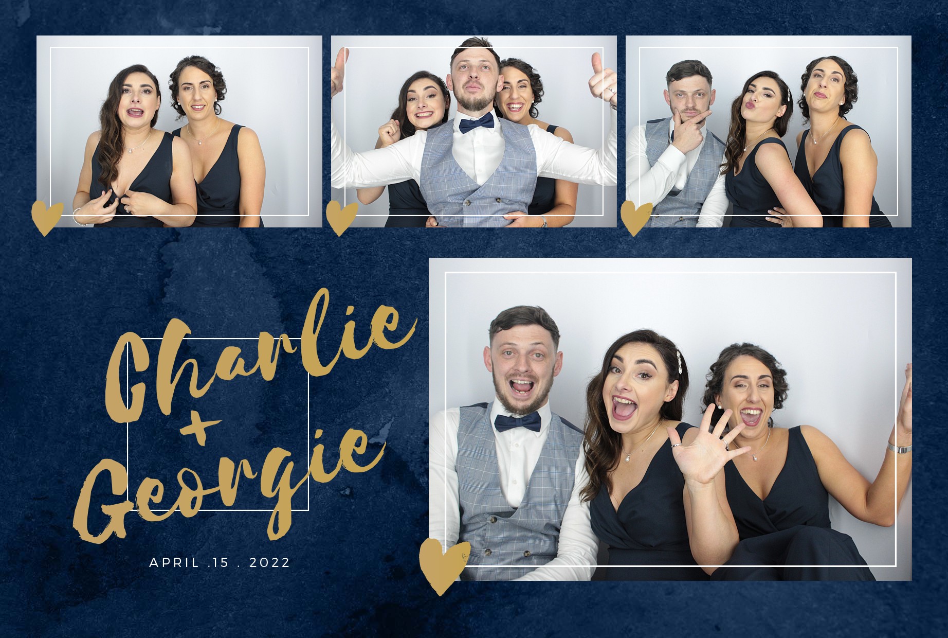 Charlie & Georgie's Wedding  | View more photos from the event at gallery.myphotoboothexperience.co.uk/u/MyPhotoBoothExperienceLtd/Charlie-Georgies-Wedding
