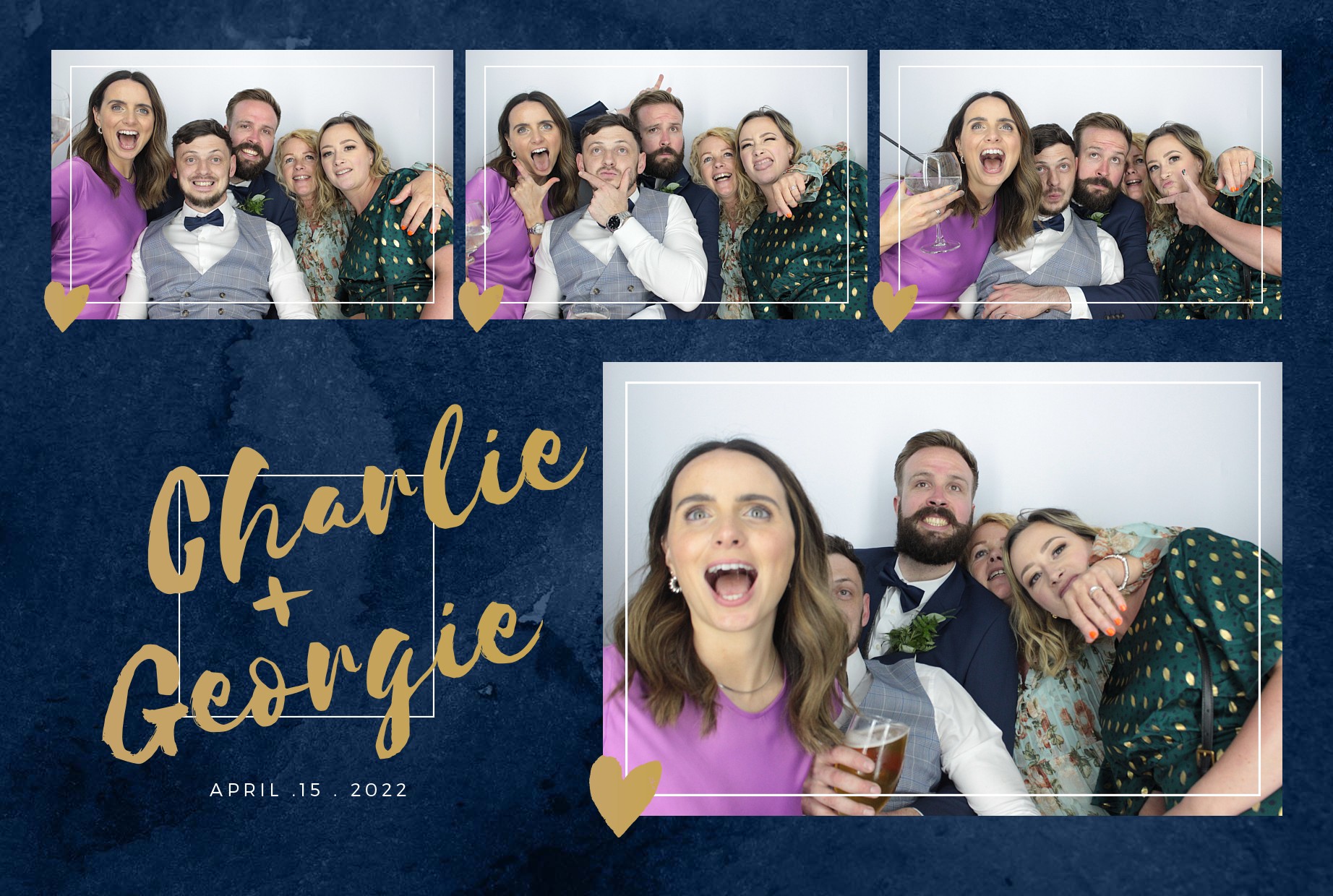 Charlie & Georgie's Wedding  | View more photos from the event at gallery.myphotoboothexperience.co.uk/u/MyPhotoBoothExperienceLtd/Charlie-Georgies-Wedding