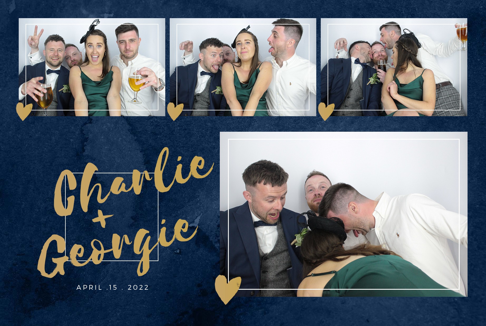 Charlie & Georgie's Wedding  | View more photos from the event at gallery.myphotoboothexperience.co.uk/u/MyPhotoBoothExperienceLtd/Charlie-Georgies-Wedding