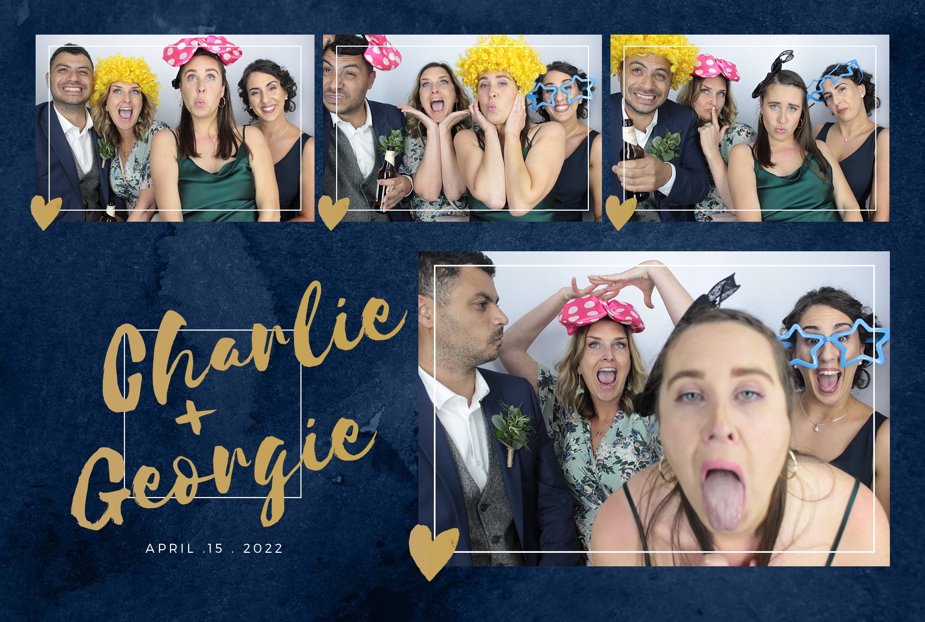 Charlie & Georgie's Wedding  | View more photos from the event at gallery.myphotoboothexperience.co.uk/u/MyPhotoBoothExperienceLtd/Charlie-Georgies-Wedding