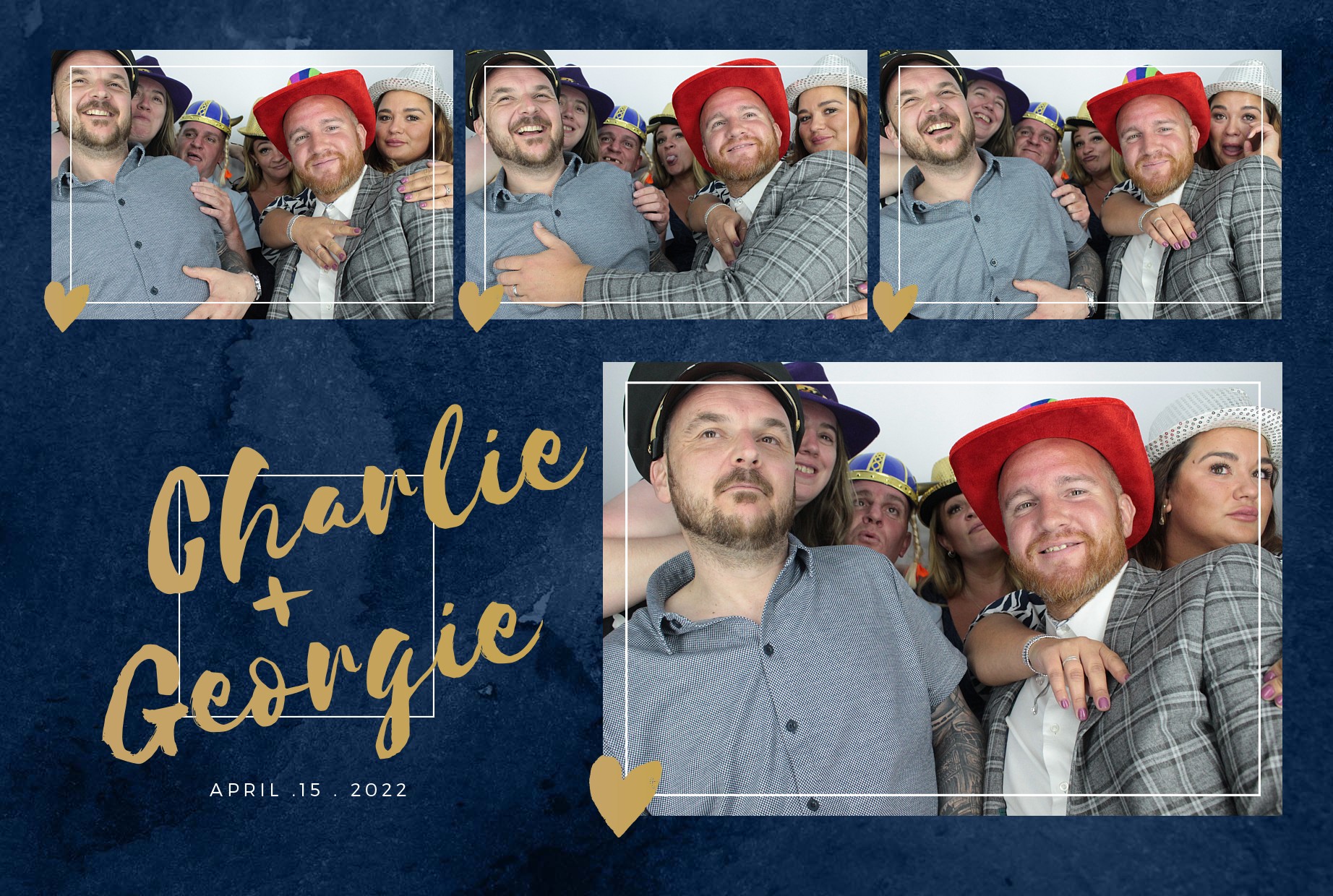 Charlie & Georgie's Wedding  | View more photos from the event at gallery.myphotoboothexperience.co.uk/u/MyPhotoBoothExperienceLtd/Charlie-Georgies-Wedding