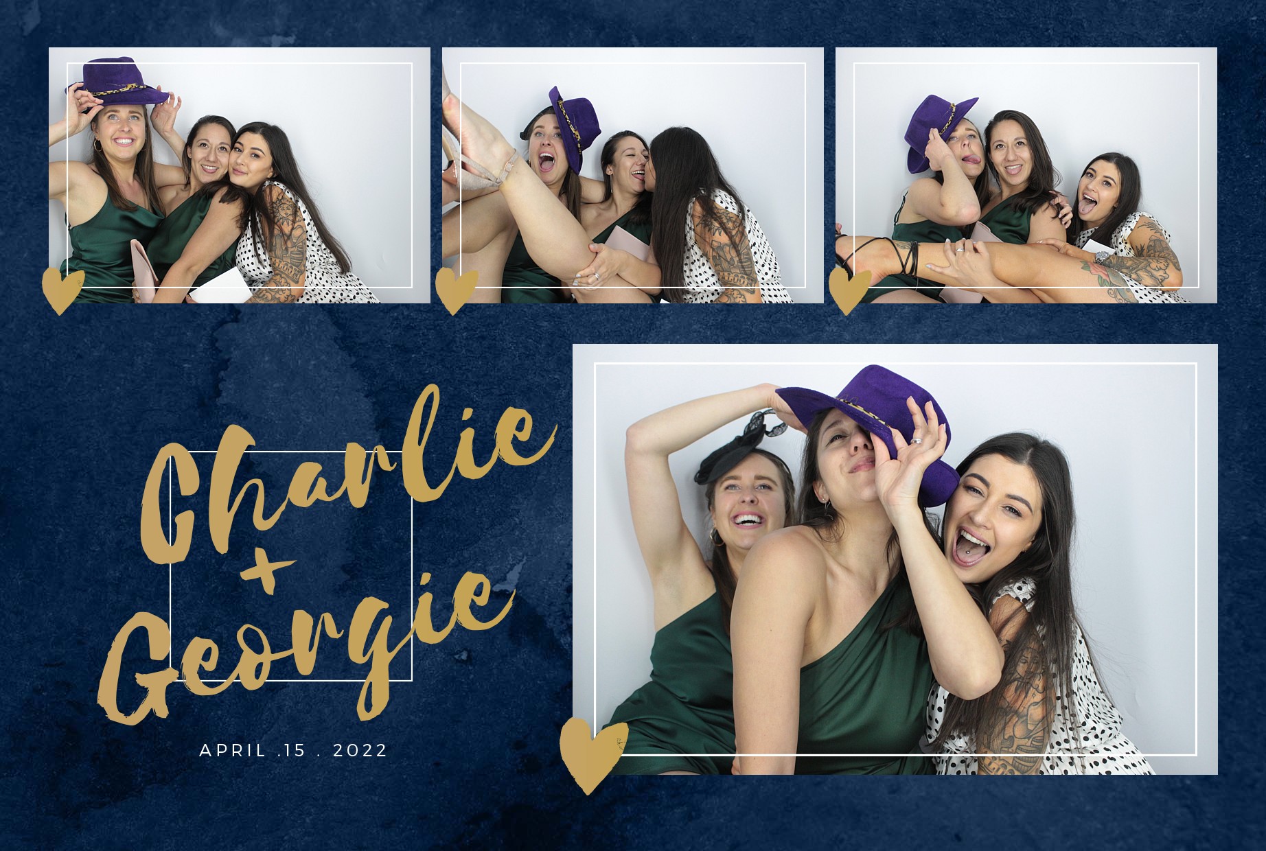 Charlie & Georgie's Wedding  | View more photos from the event at gallery.myphotoboothexperience.co.uk/u/MyPhotoBoothExperienceLtd/Charlie-Georgies-Wedding