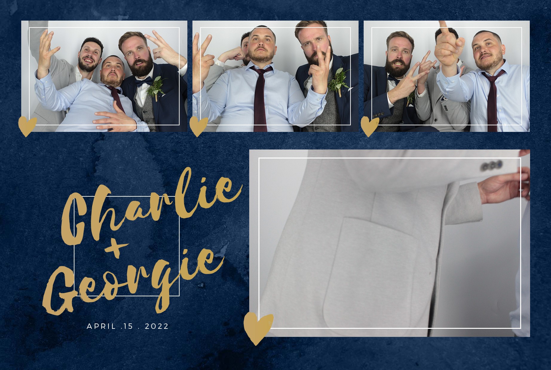 Charlie & Georgie's Wedding  | View more photos from the event at gallery.myphotoboothexperience.co.uk/u/MyPhotoBoothExperienceLtd/Charlie-Georgies-Wedding