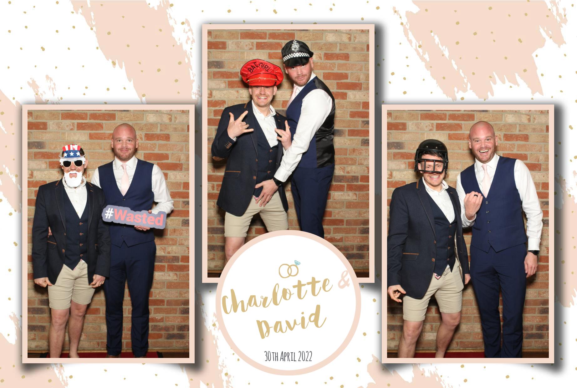 Charlotte & David's Wedding  | View more photos from the event at gallery.myphotoboothexperience.co.uk/u/MyPhotoBoothExperienceLtd/Charlotte-Davids-Wedding