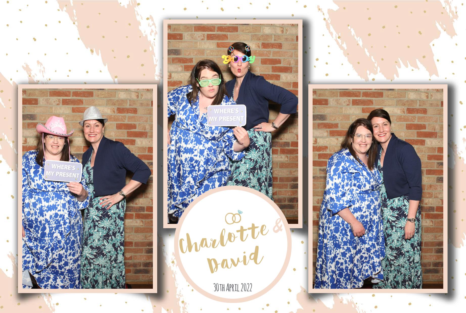 Charlotte & David's Wedding  | View more photos from the event at gallery.myphotoboothexperience.co.uk/u/MyPhotoBoothExperienceLtd/Charlotte-Davids-Wedding