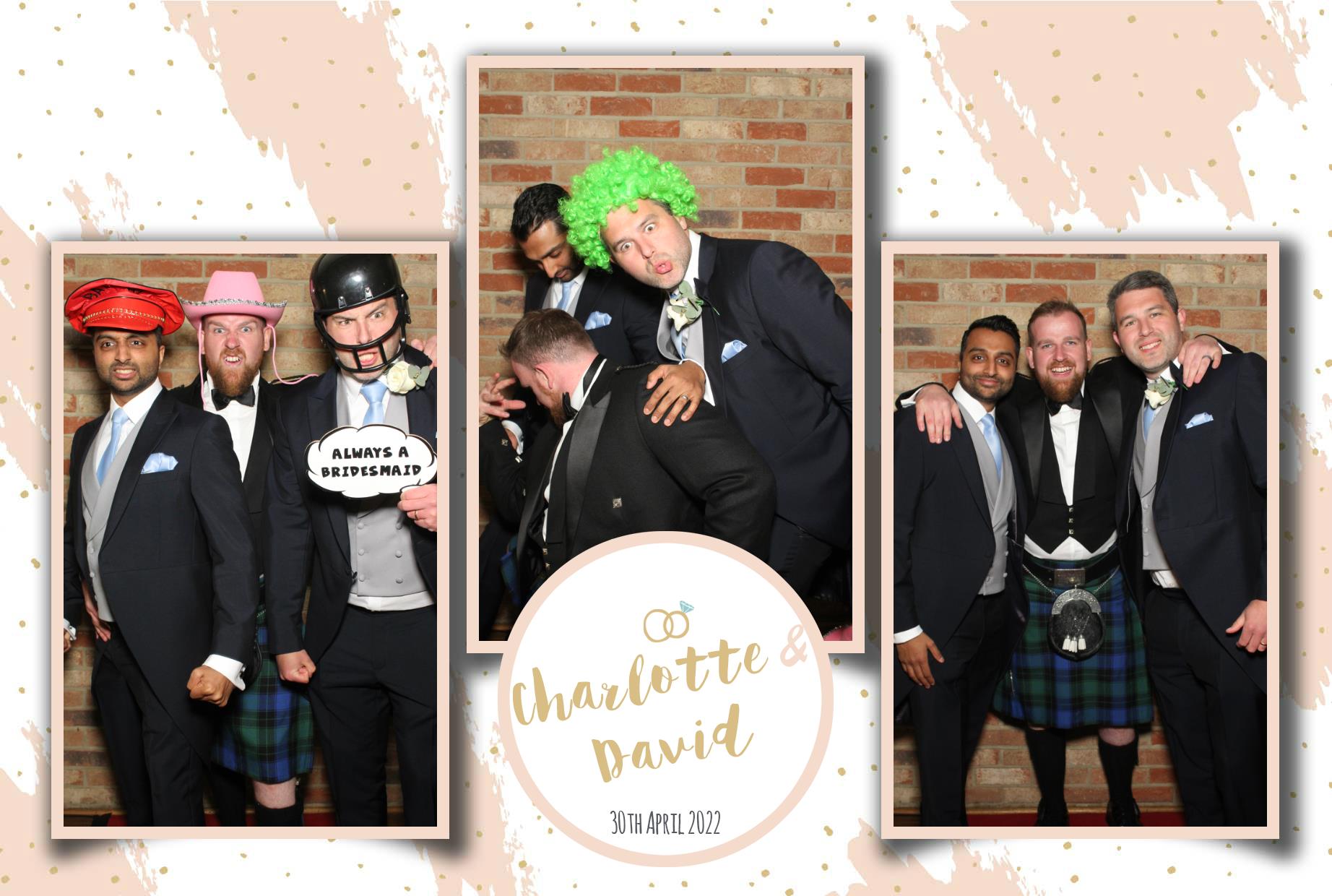 Charlotte & David's Wedding  | View more photos from the event at gallery.myphotoboothexperience.co.uk/u/MyPhotoBoothExperienceLtd/Charlotte-Davids-Wedding