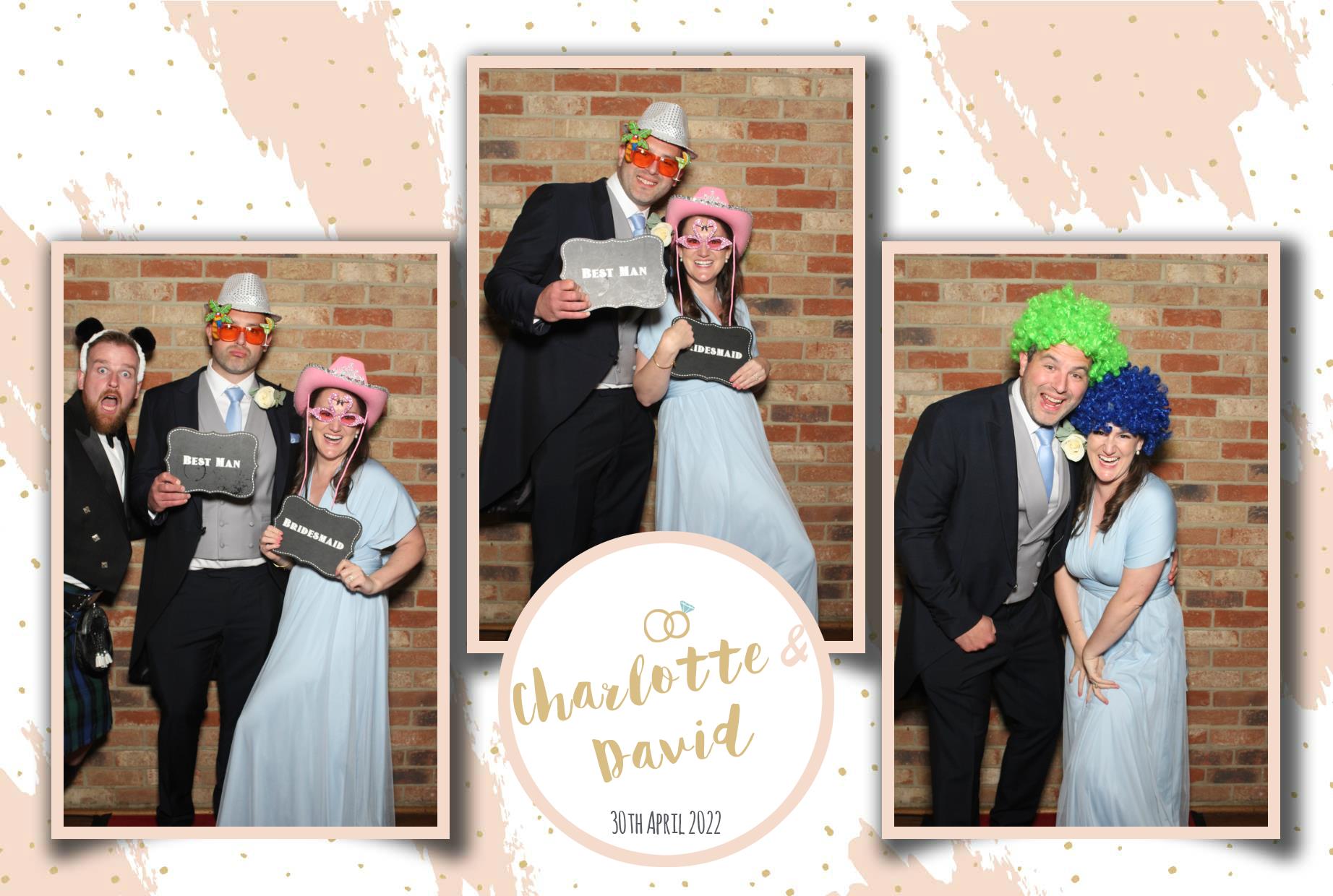 Charlotte & David's Wedding  | View more photos from the event at gallery.myphotoboothexperience.co.uk/u/MyPhotoBoothExperienceLtd/Charlotte-Davids-Wedding