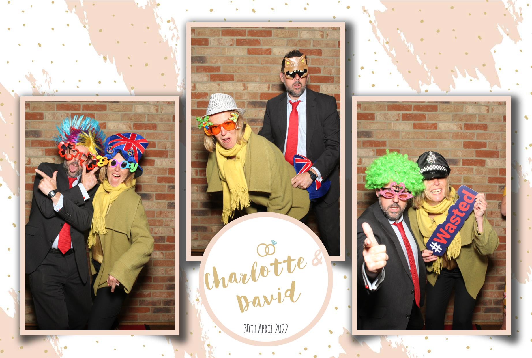 Charlotte & David's Wedding  | View more photos from the event at gallery.myphotoboothexperience.co.uk/u/MyPhotoBoothExperienceLtd/Charlotte-Davids-Wedding