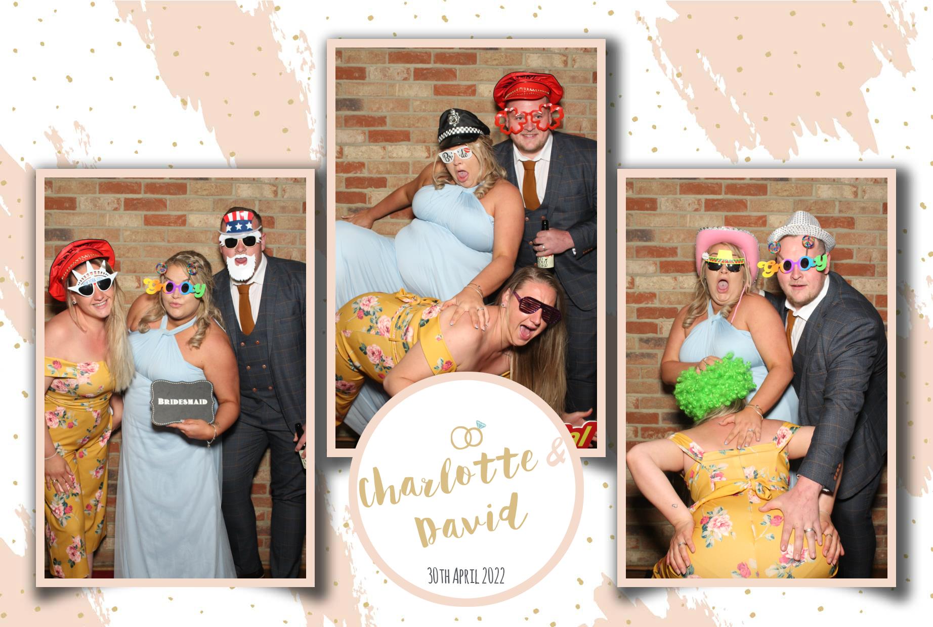 Charlotte & David's Wedding  | View more photos from the event at gallery.myphotoboothexperience.co.uk/u/MyPhotoBoothExperienceLtd/Charlotte-Davids-Wedding