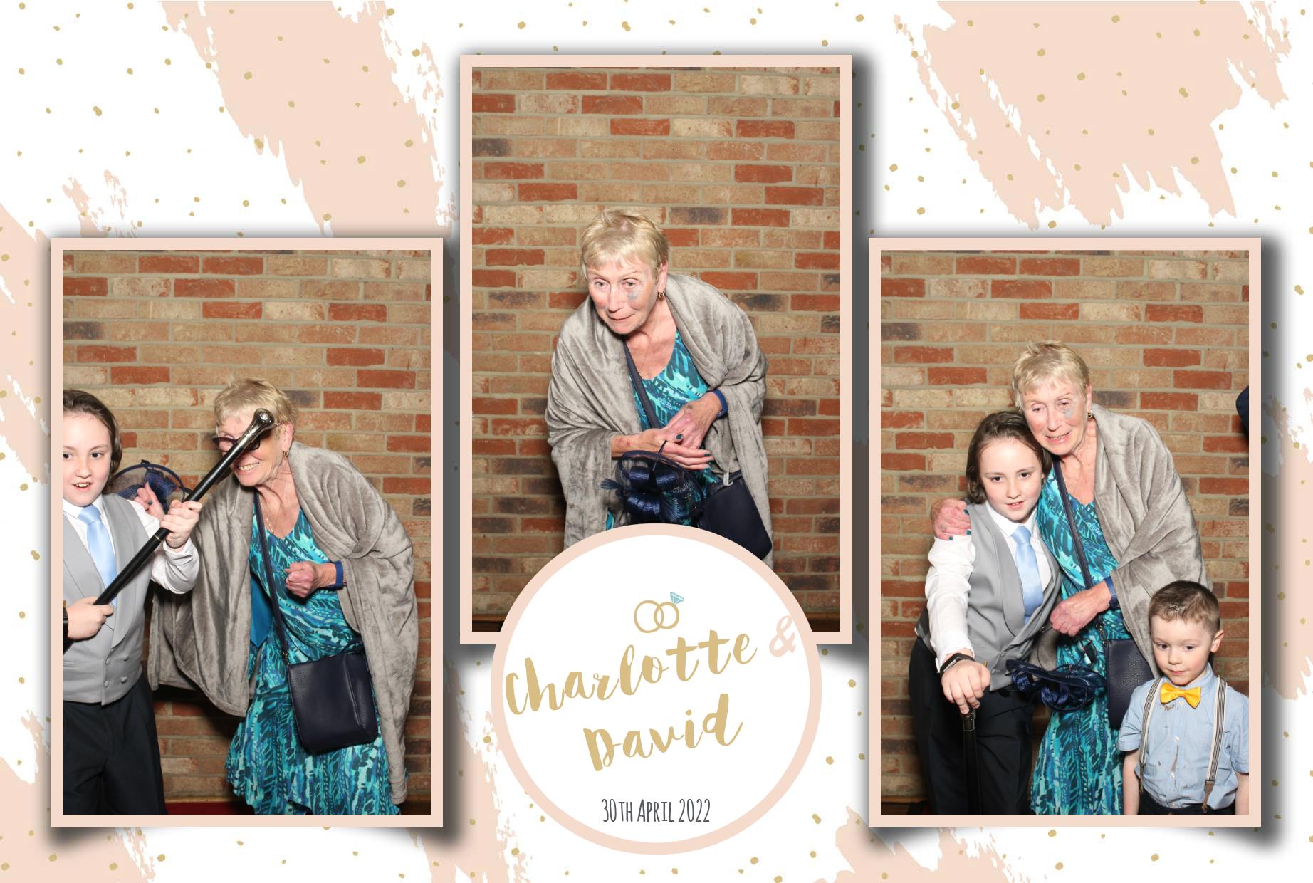 Charlotte & David's Wedding  | View more photos from the event at gallery.myphotoboothexperience.co.uk/u/MyPhotoBoothExperienceLtd/Charlotte-Davids-Wedding