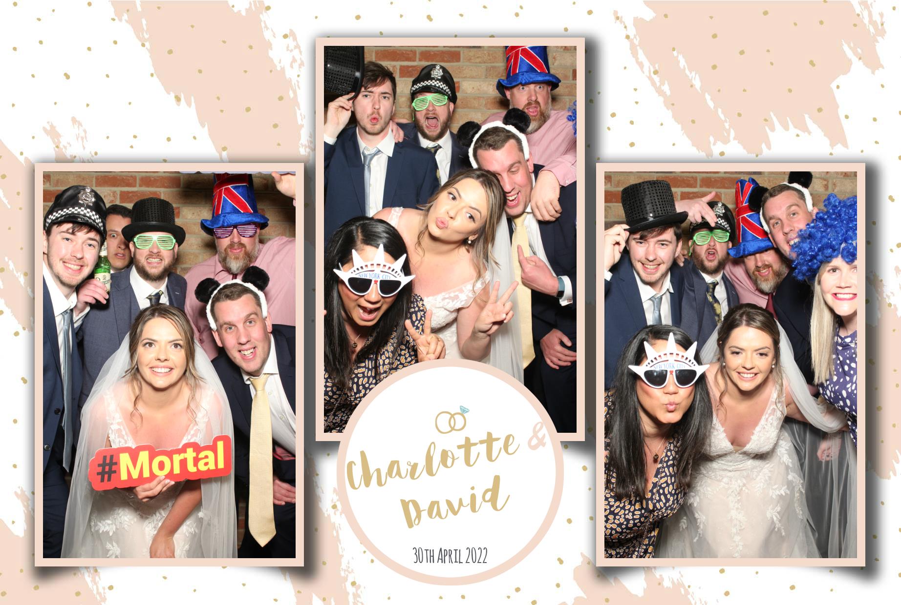 Charlotte & David's Wedding  | View more photos from the event at gallery.myphotoboothexperience.co.uk/u/MyPhotoBoothExperienceLtd/Charlotte-Davids-Wedding
