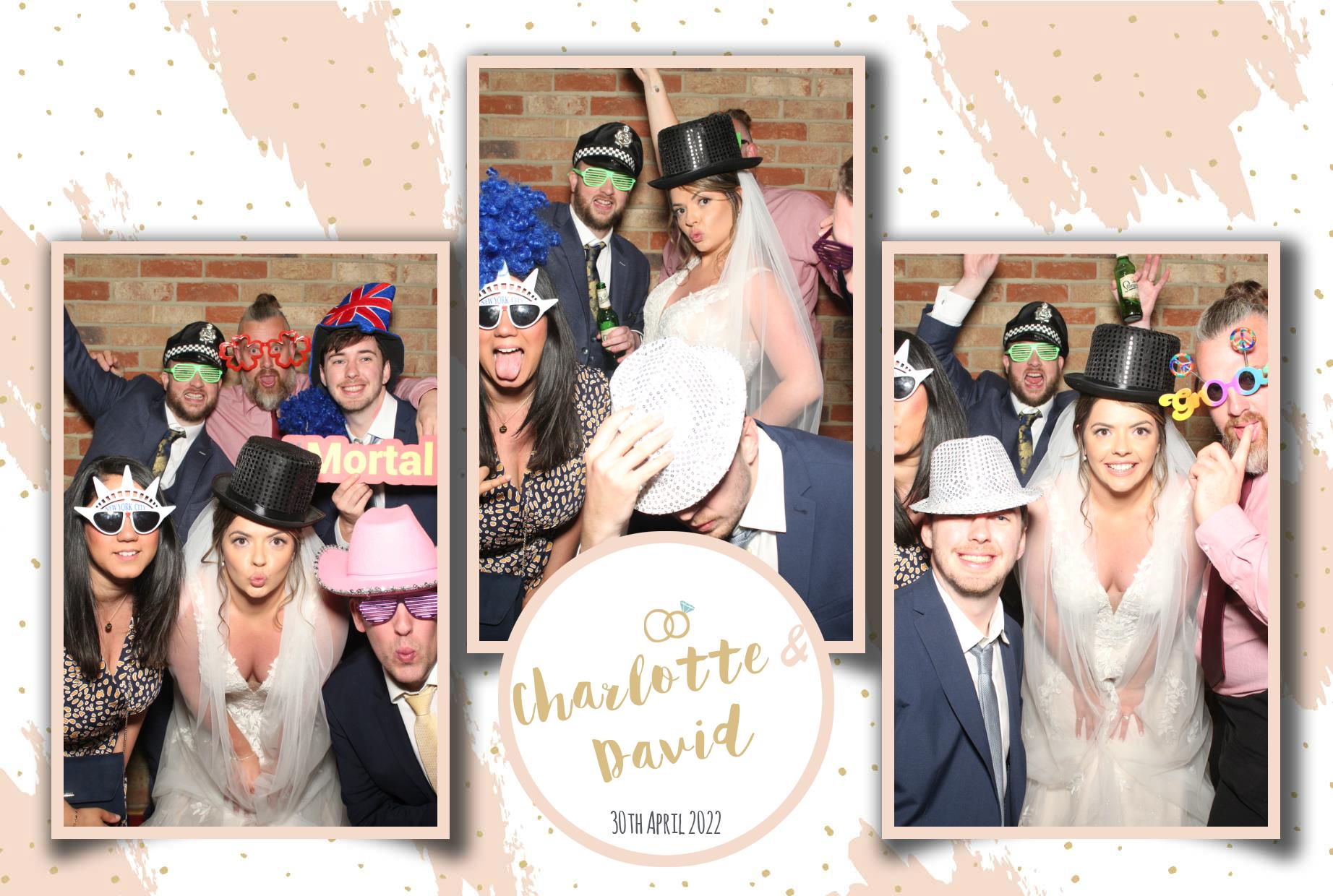 Charlotte & David's Wedding  | View more photos from the event at gallery.myphotoboothexperience.co.uk/u/MyPhotoBoothExperienceLtd/Charlotte-Davids-Wedding