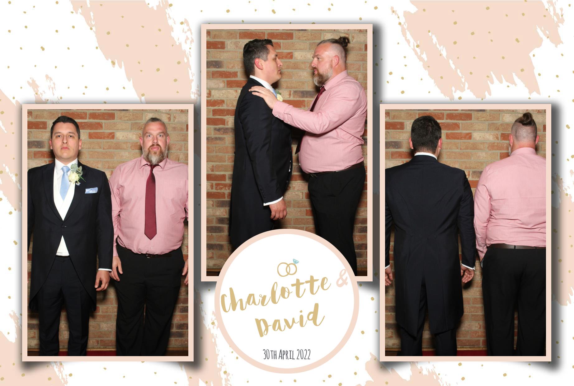 Charlotte & David's Wedding  | View more photos from the event at gallery.myphotoboothexperience.co.uk/u/MyPhotoBoothExperienceLtd/Charlotte-Davids-Wedding