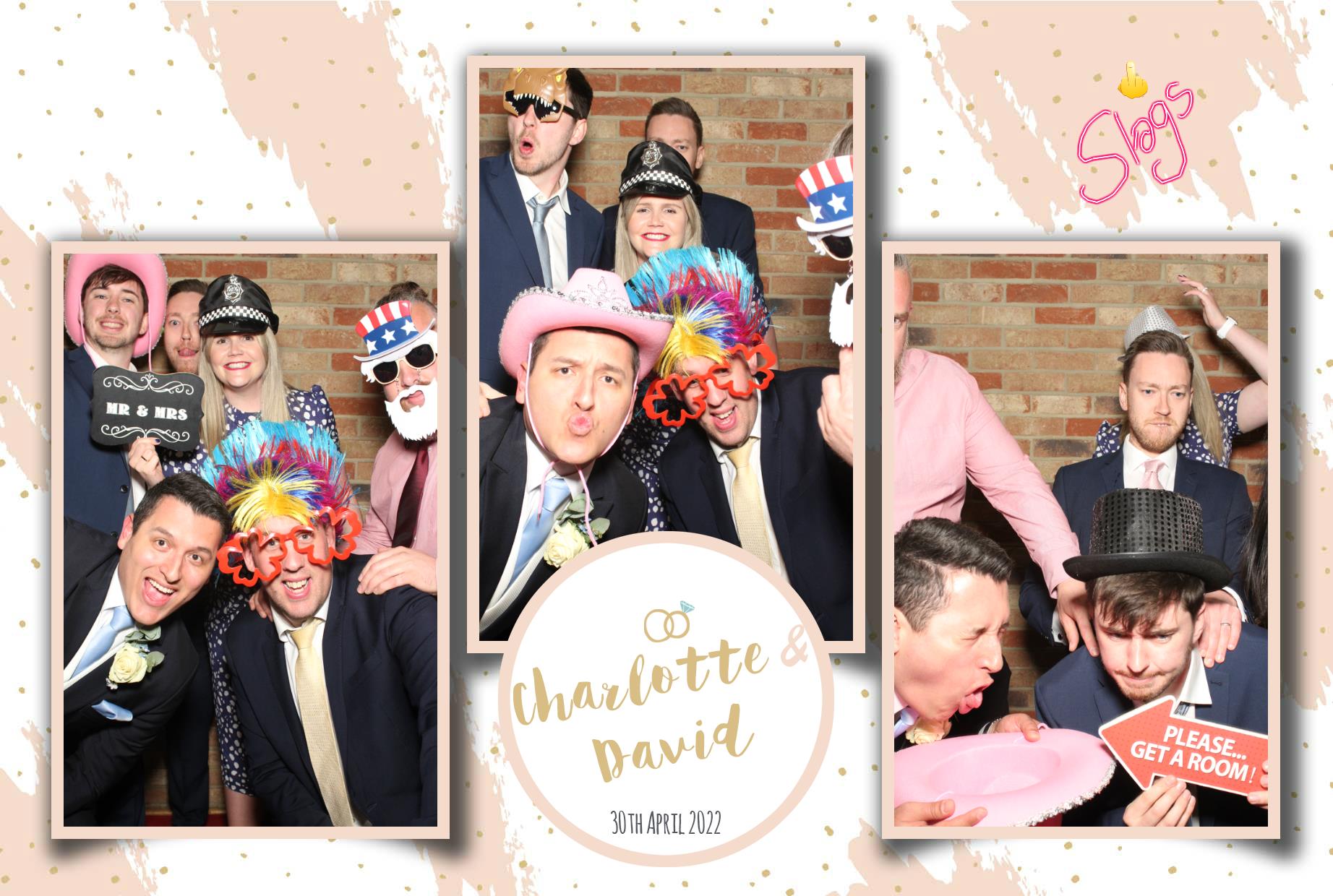 Charlotte & David's Wedding  | View more photos from the event at gallery.myphotoboothexperience.co.uk/u/MyPhotoBoothExperienceLtd/Charlotte-Davids-Wedding