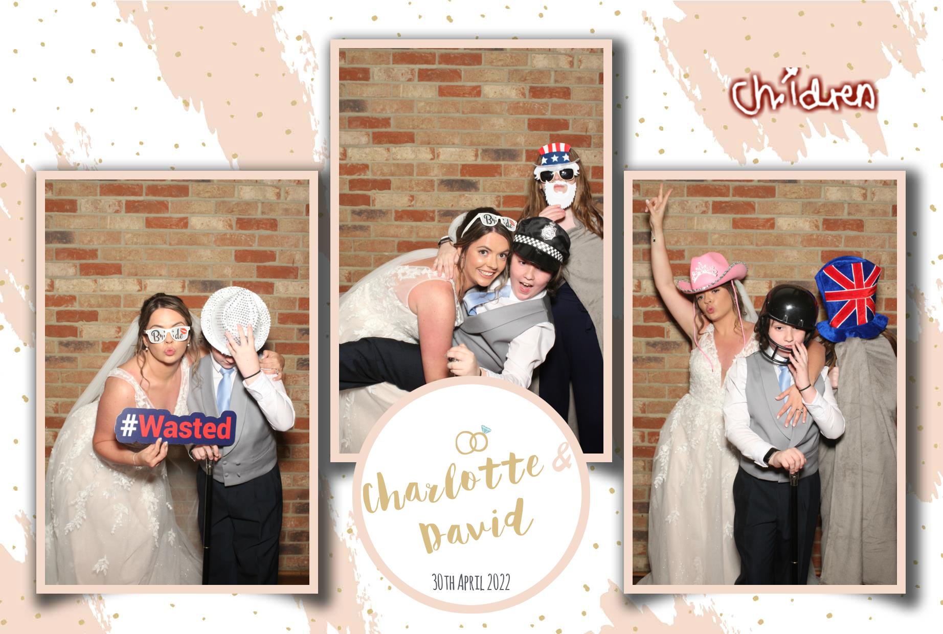 Charlotte & David's Wedding  | View more photos from the event at gallery.myphotoboothexperience.co.uk/u/MyPhotoBoothExperienceLtd/Charlotte-Davids-Wedding