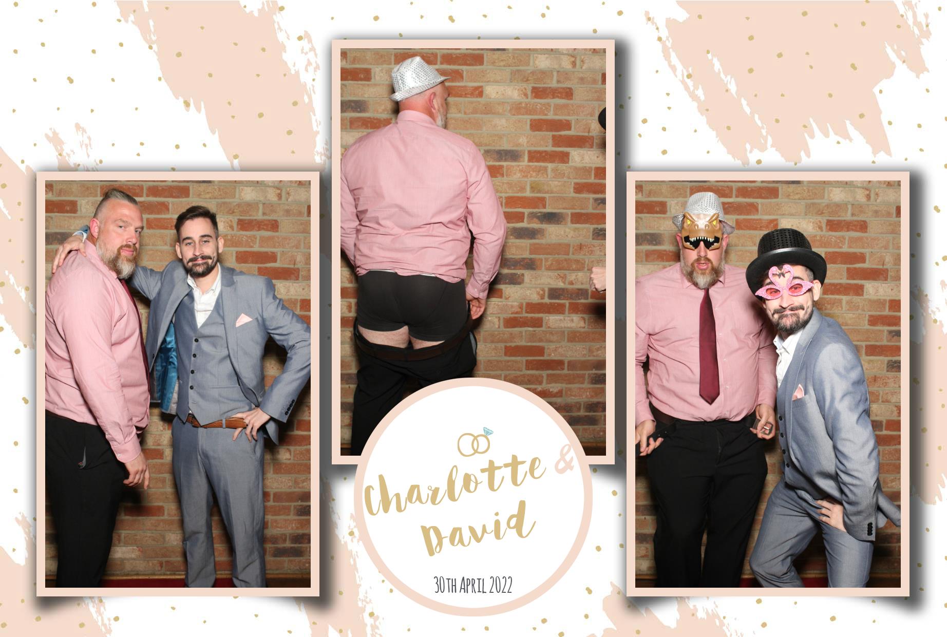 Charlotte & David's Wedding  | View more photos from the event at gallery.myphotoboothexperience.co.uk/u/MyPhotoBoothExperienceLtd/Charlotte-Davids-Wedding