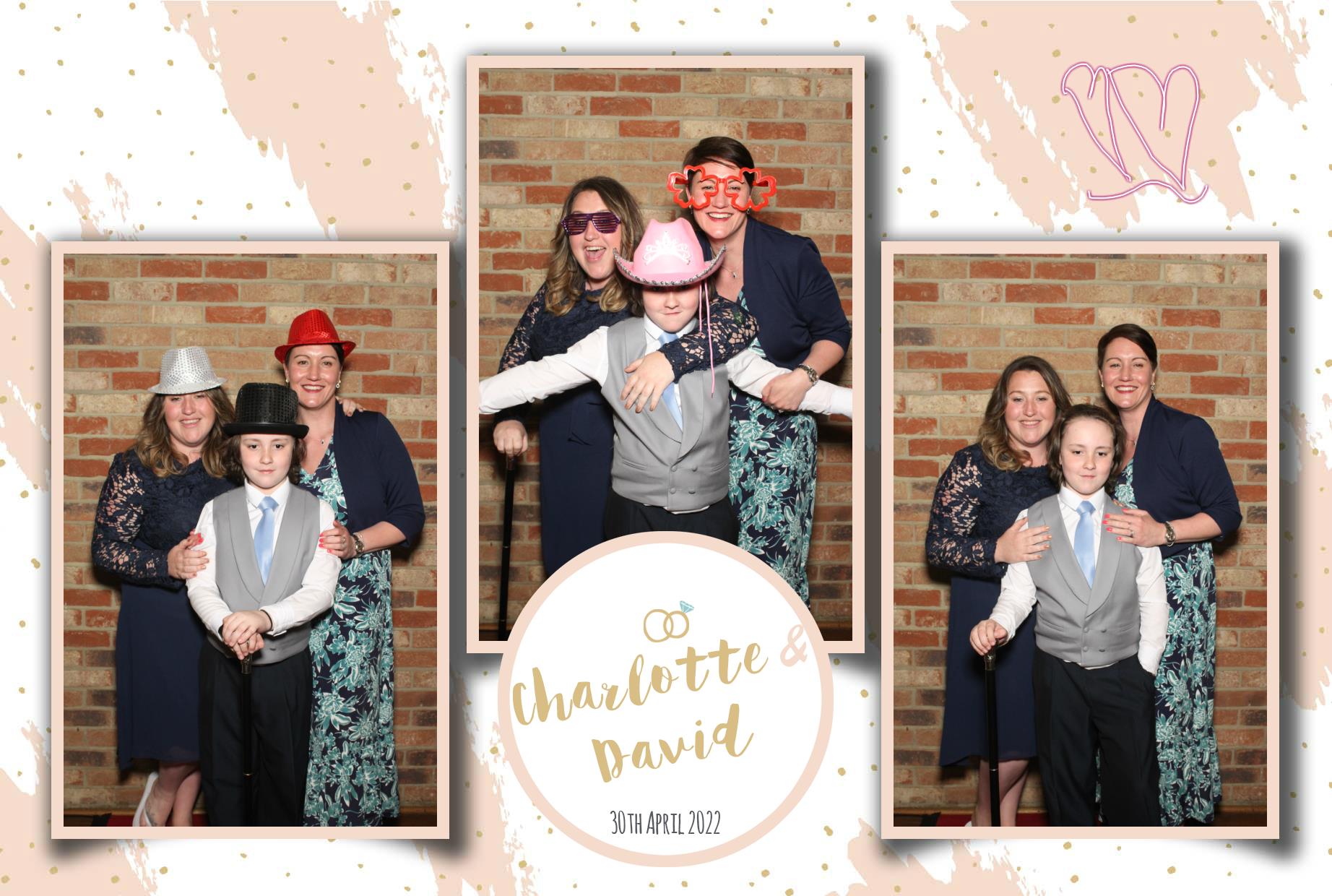 Charlotte & David's Wedding  | View more photos from the event at gallery.myphotoboothexperience.co.uk/u/MyPhotoBoothExperienceLtd/Charlotte-Davids-Wedding