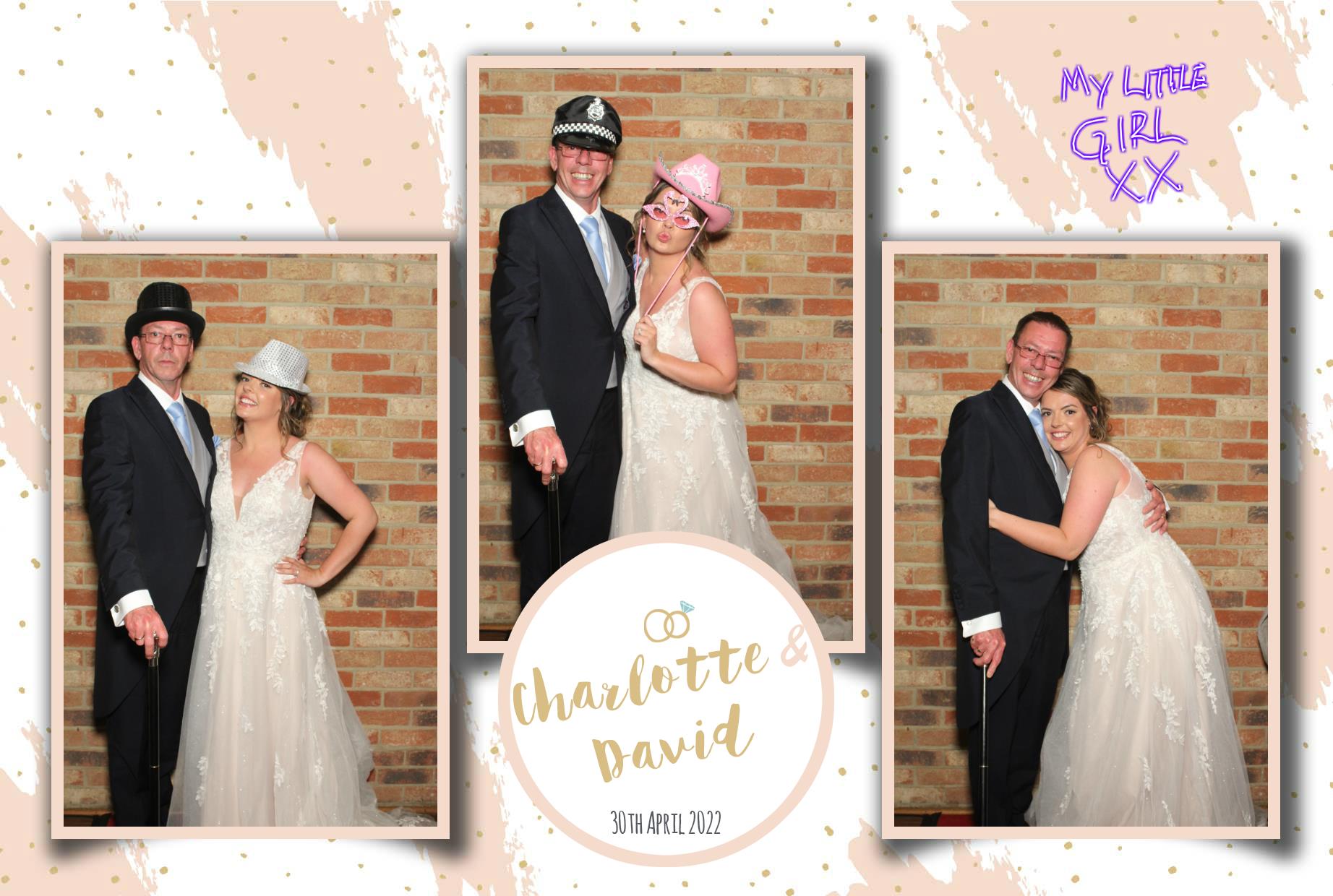 Charlotte & David's Wedding  | View more photos from the event at gallery.myphotoboothexperience.co.uk/u/MyPhotoBoothExperienceLtd/Charlotte-Davids-Wedding