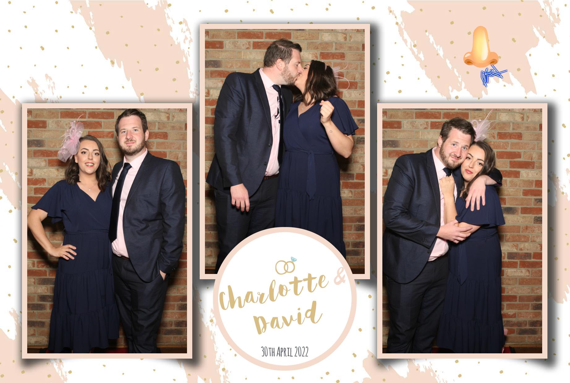 Charlotte & David's Wedding  | View more photos from the event at gallery.myphotoboothexperience.co.uk/u/MyPhotoBoothExperienceLtd/Charlotte-Davids-Wedding