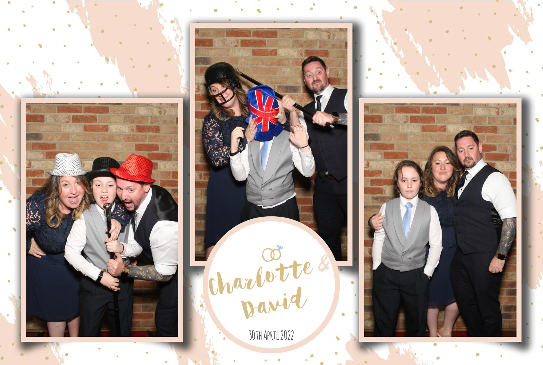 Charlotte & David's Wedding  | View more photos from the event at gallery.myphotoboothexperience.co.uk/u/MyPhotoBoothExperienceLtd/Charlotte-Davids-Wedding
