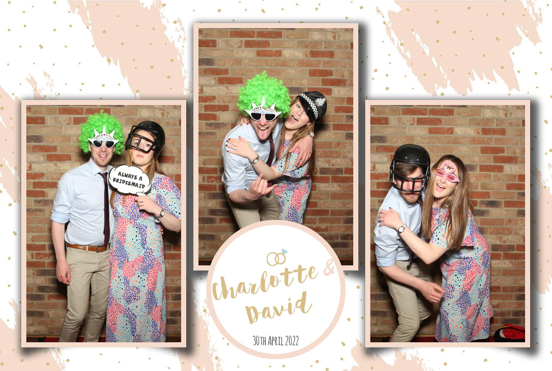 Charlotte & David's Wedding  | View more photos from the event at gallery.myphotoboothexperience.co.uk/u/MyPhotoBoothExperienceLtd/Charlotte-Davids-Wedding