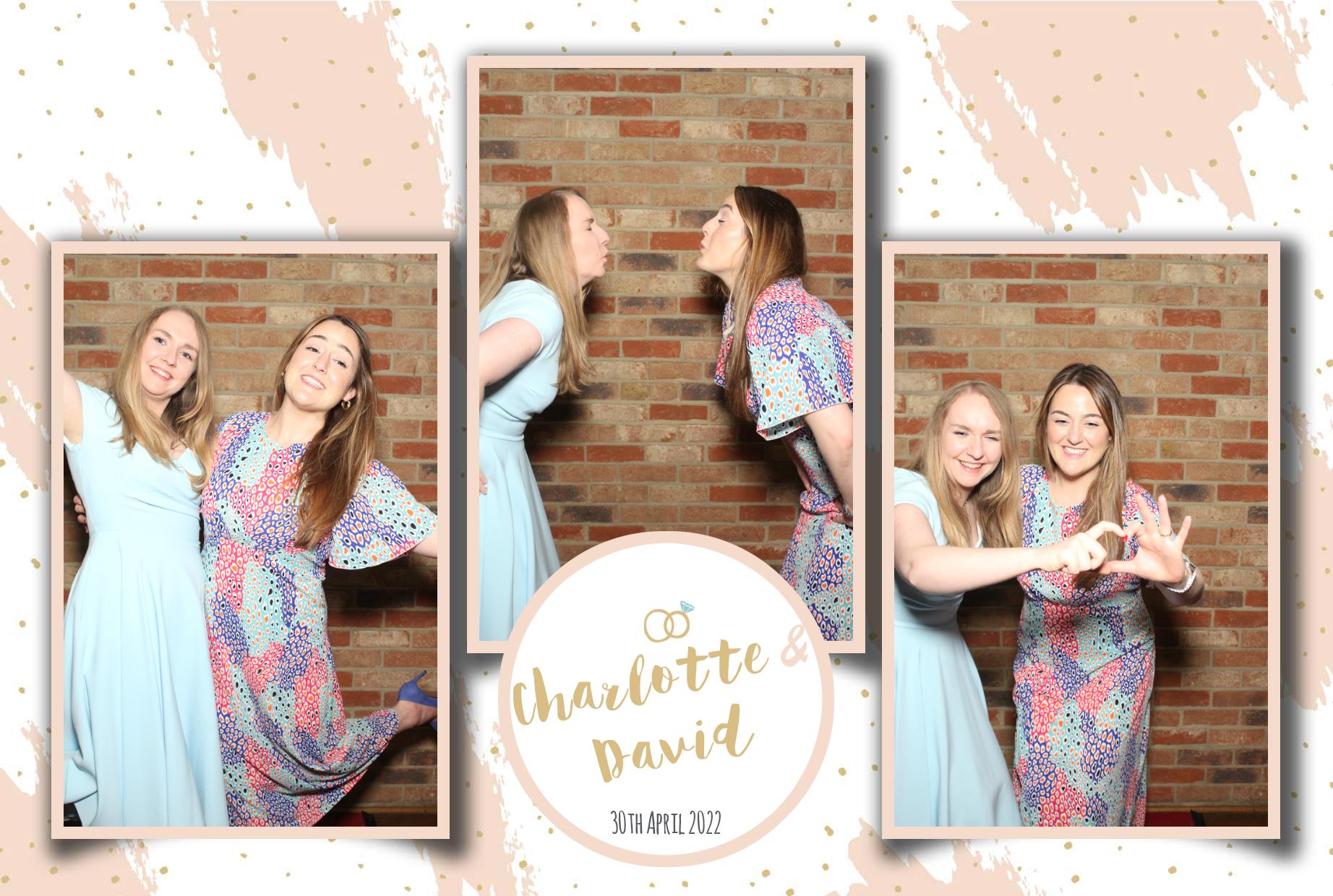 Charlotte & David's Wedding  | View more photos from the event at gallery.myphotoboothexperience.co.uk/u/MyPhotoBoothExperienceLtd/Charlotte-Davids-Wedding