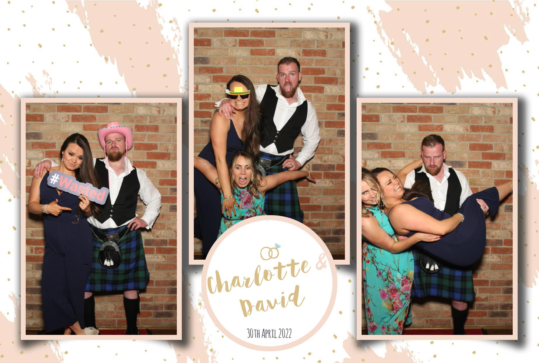 Charlotte & David's Wedding  | View more photos from the event at gallery.myphotoboothexperience.co.uk/u/MyPhotoBoothExperienceLtd/Charlotte-Davids-Wedding