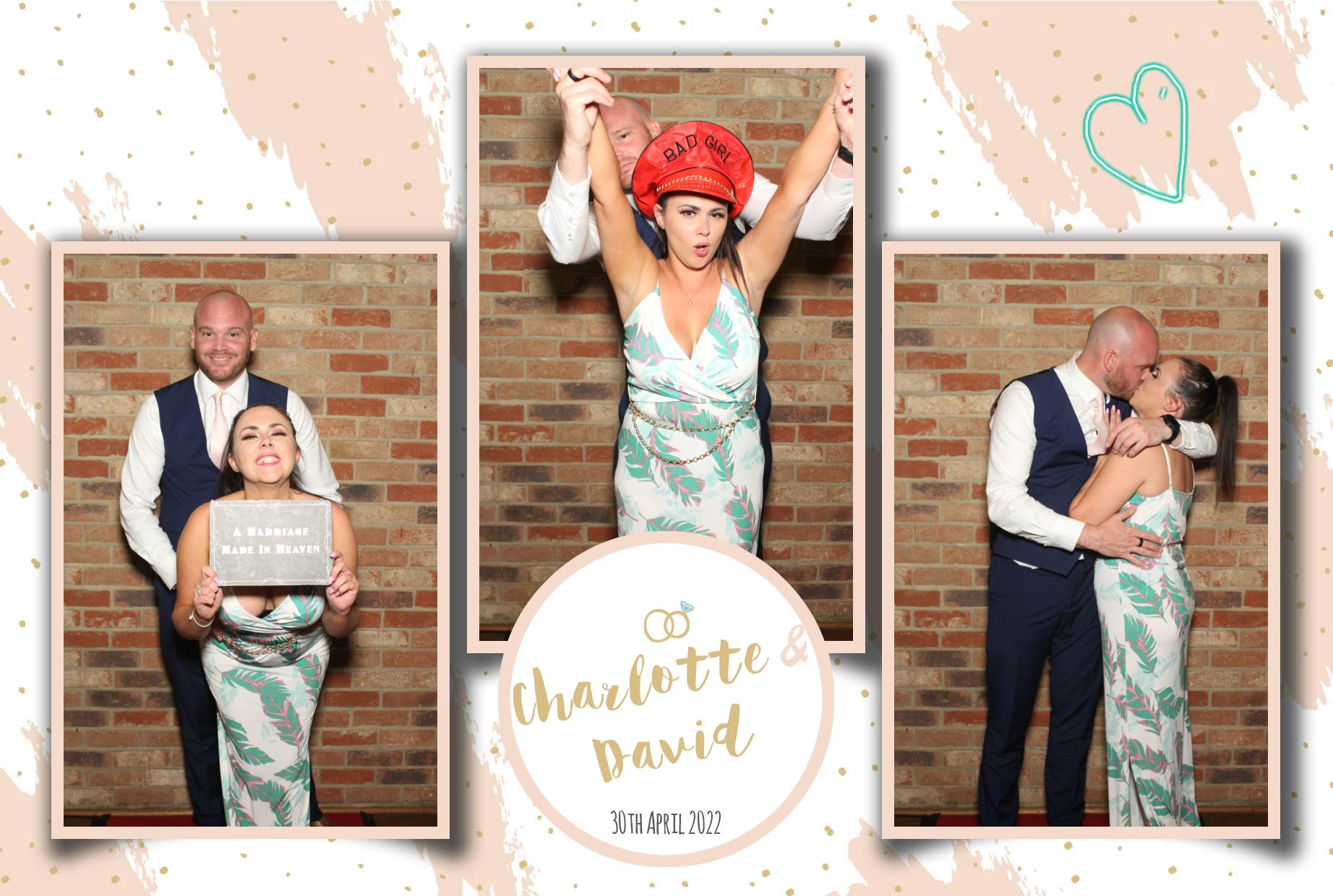 Charlotte & David's Wedding  | View more photos from the event at gallery.myphotoboothexperience.co.uk/u/MyPhotoBoothExperienceLtd/Charlotte-Davids-Wedding
