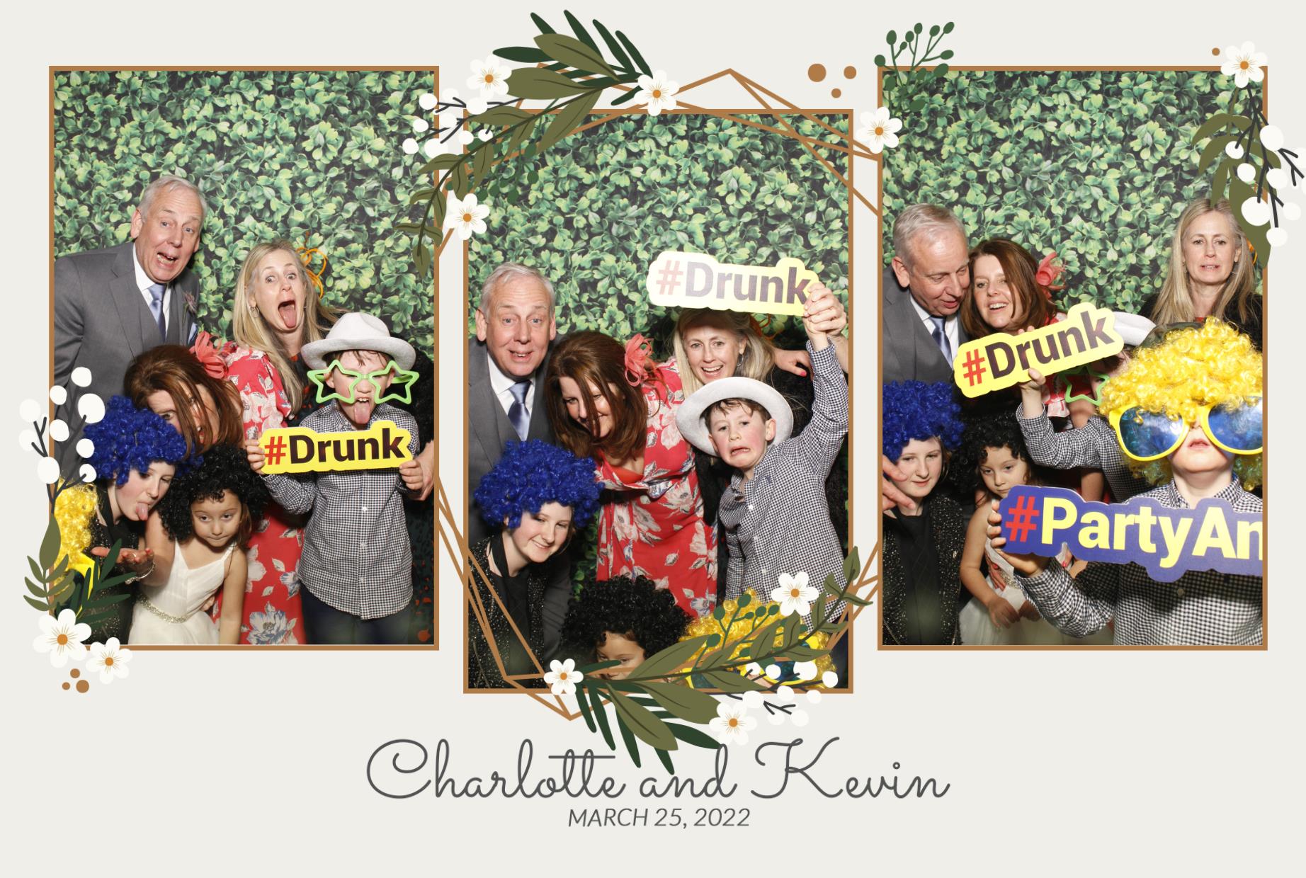 Charlotte & Kevin's Wedding  | View more photos from the event at gallery.myphotoboothexperience.co.uk/u/MyPhotoBoothExperienceLtd/Charlotte-Kevins-Wedding