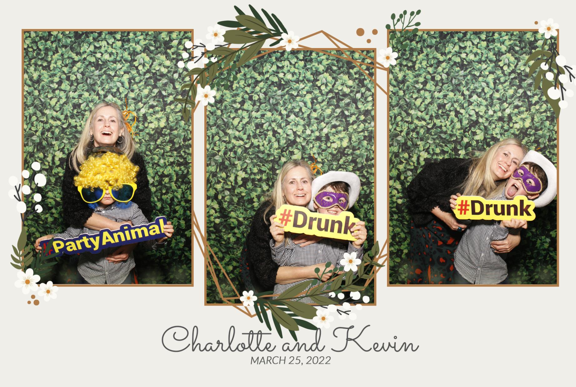 Charlotte & Kevin's Wedding  | View more photos from the event at gallery.myphotoboothexperience.co.uk/u/MyPhotoBoothExperienceLtd/Charlotte-Kevins-Wedding