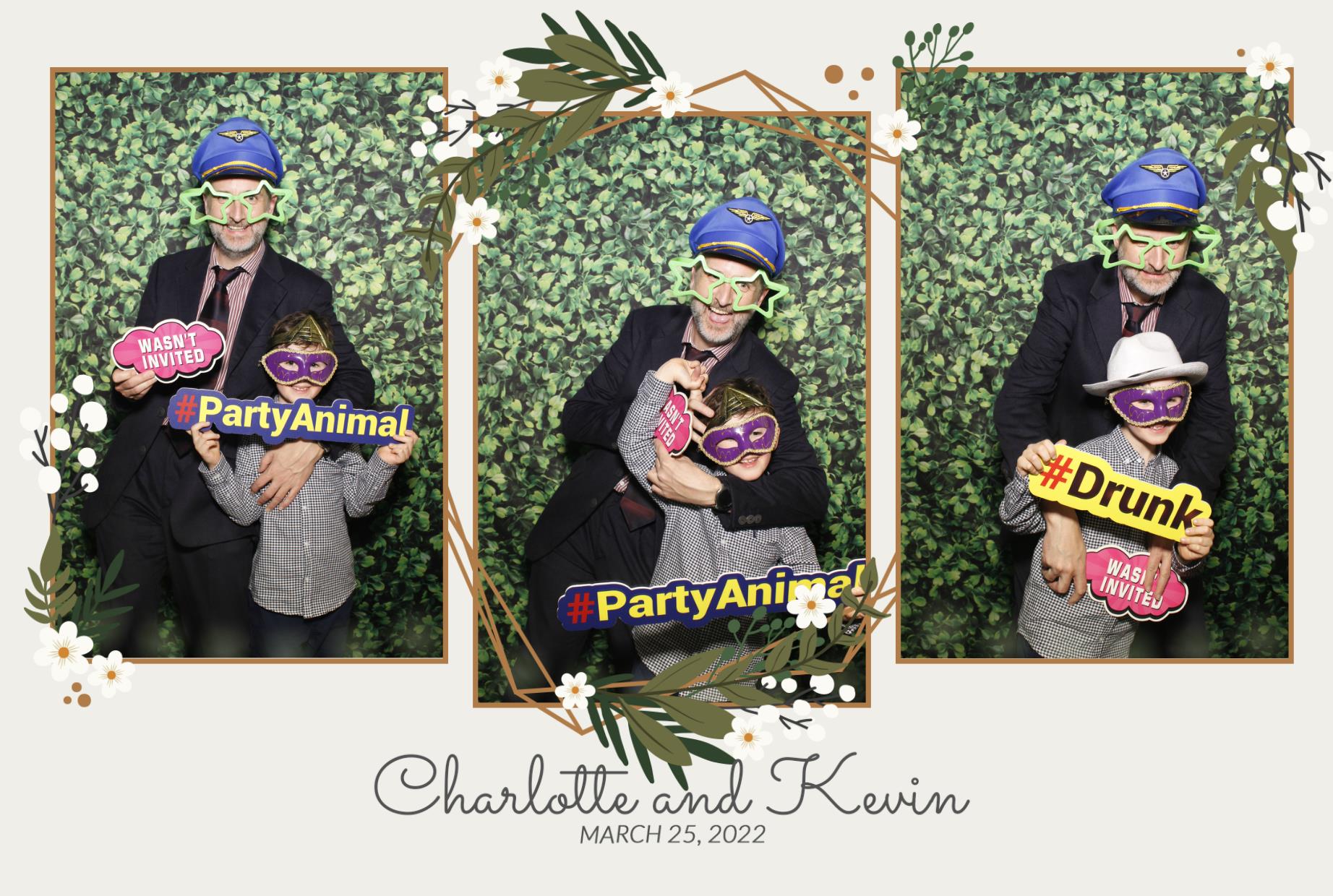 Charlotte & Kevin's Wedding  | View more photos from the event at gallery.myphotoboothexperience.co.uk/u/MyPhotoBoothExperienceLtd/Charlotte-Kevins-Wedding