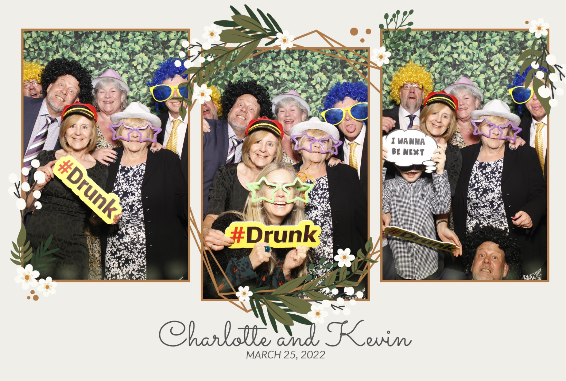 Charlotte & Kevin's Wedding  | View more photos from the event at gallery.myphotoboothexperience.co.uk/u/MyPhotoBoothExperienceLtd/Charlotte-Kevins-Wedding