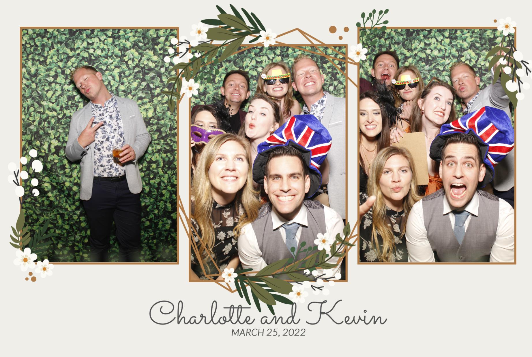 Charlotte & Kevin's Wedding  | View more photos from the event at gallery.myphotoboothexperience.co.uk/u/MyPhotoBoothExperienceLtd/Charlotte-Kevins-Wedding